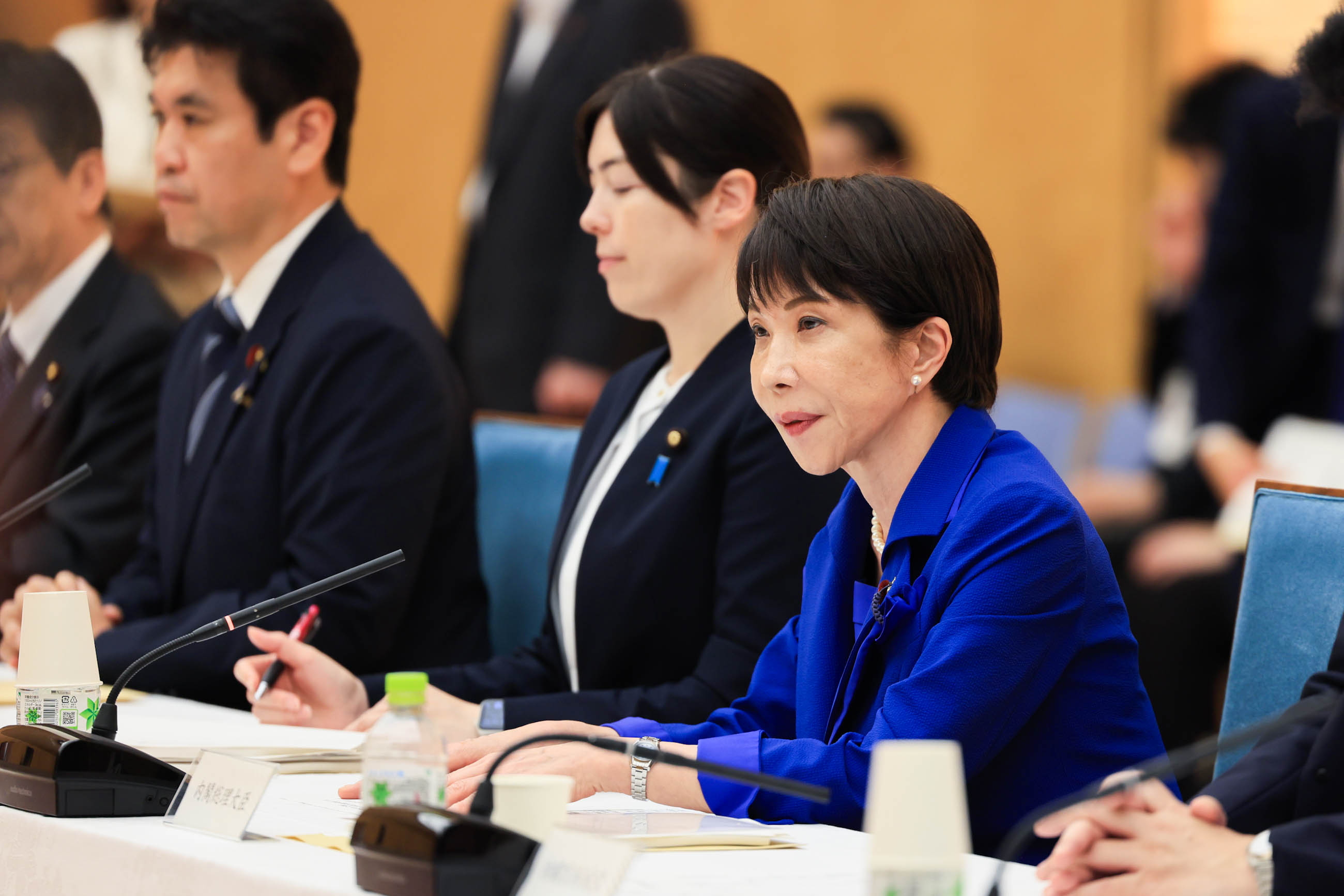 Prime Minister Takaichi wrapping up the meeting(4)