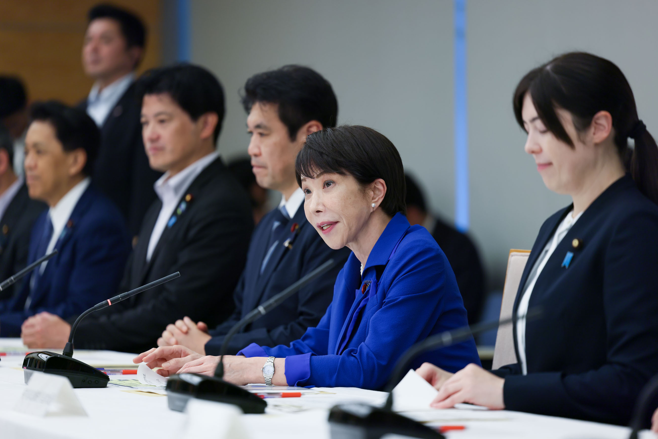 Prime Minister Takaichi receiving a courtesy call(3)