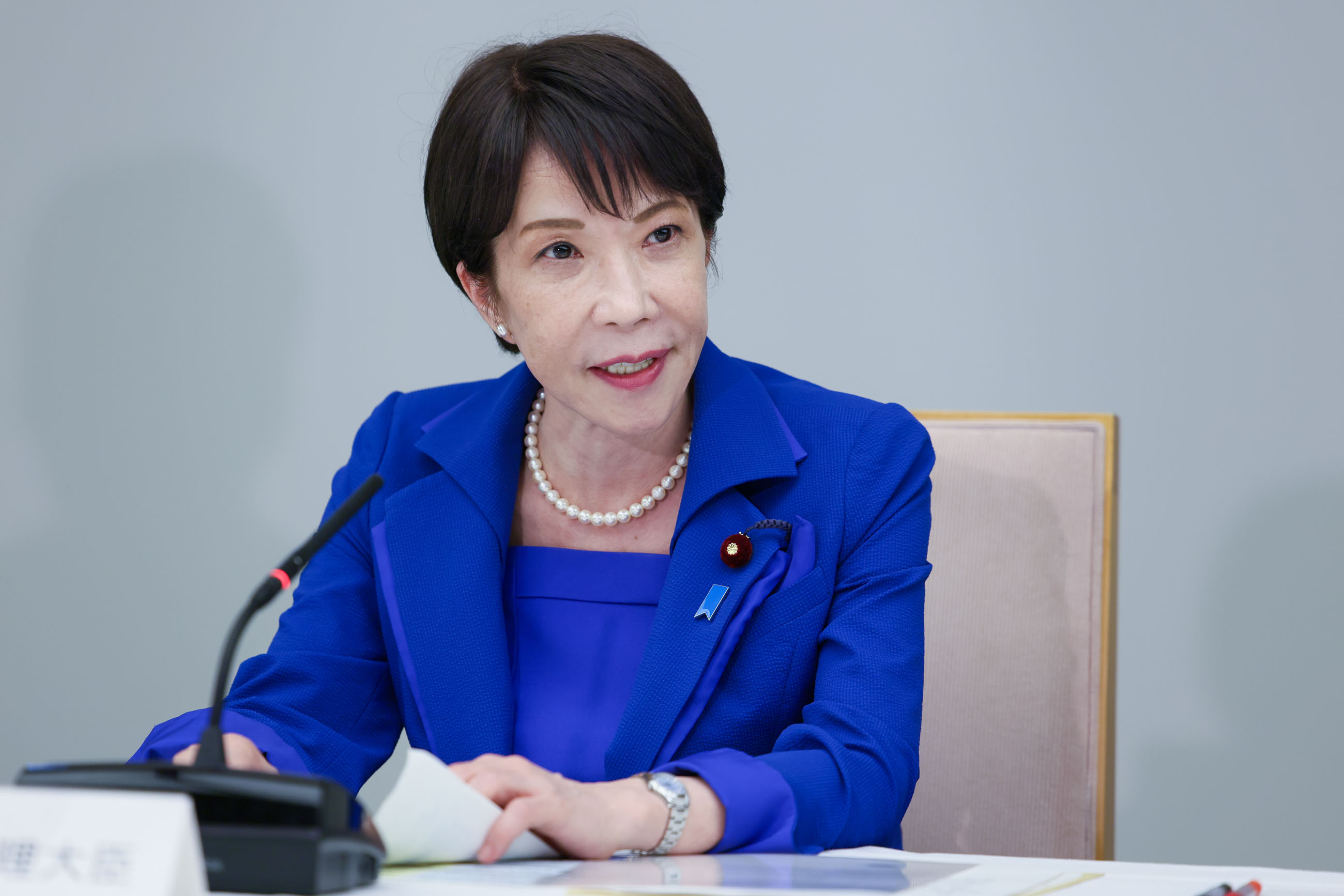 Prime Minister Takaichi receiving a courtesy call(5)