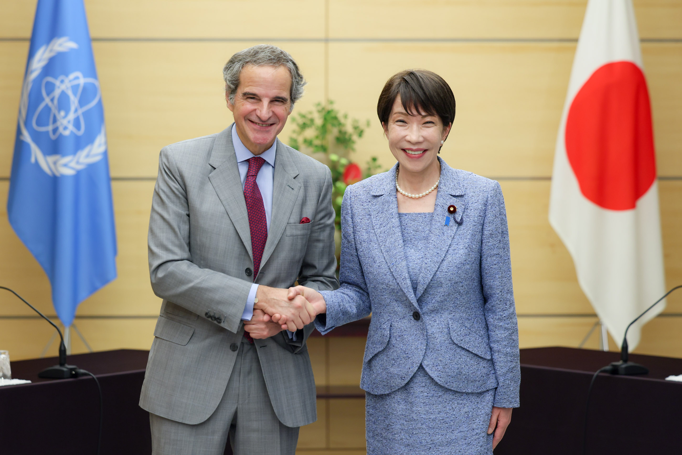 Prime Minister Takaichi receiving a courtesy call(1)