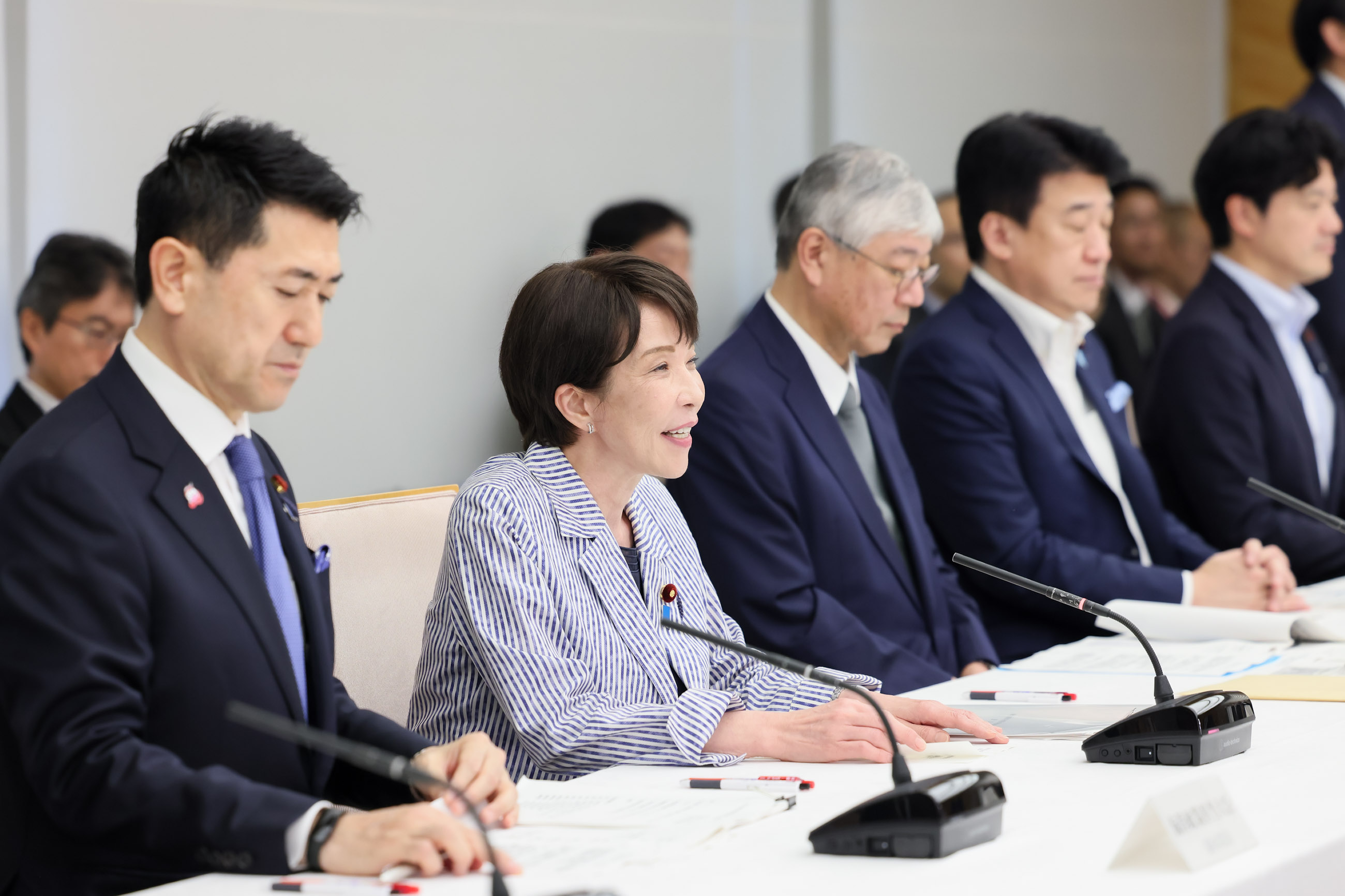 Prime Minister Takaichi making remarks (1)