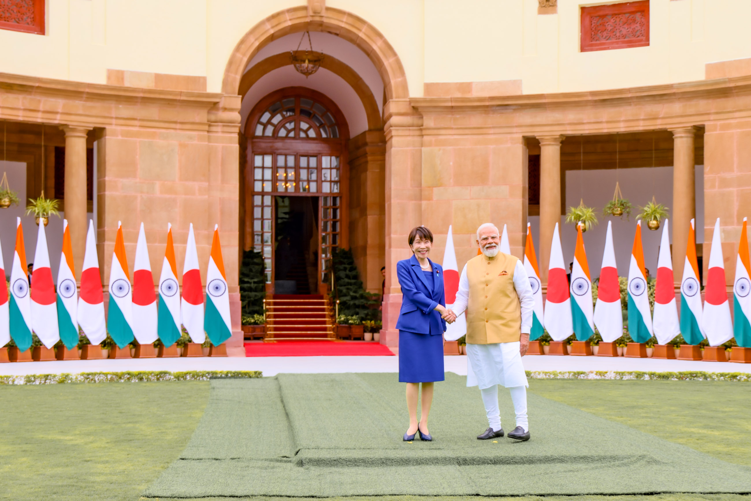 Prime Minister TAKAICHI at the Japan-India Leaders' Meeting (Plenary Meeting) (2)
