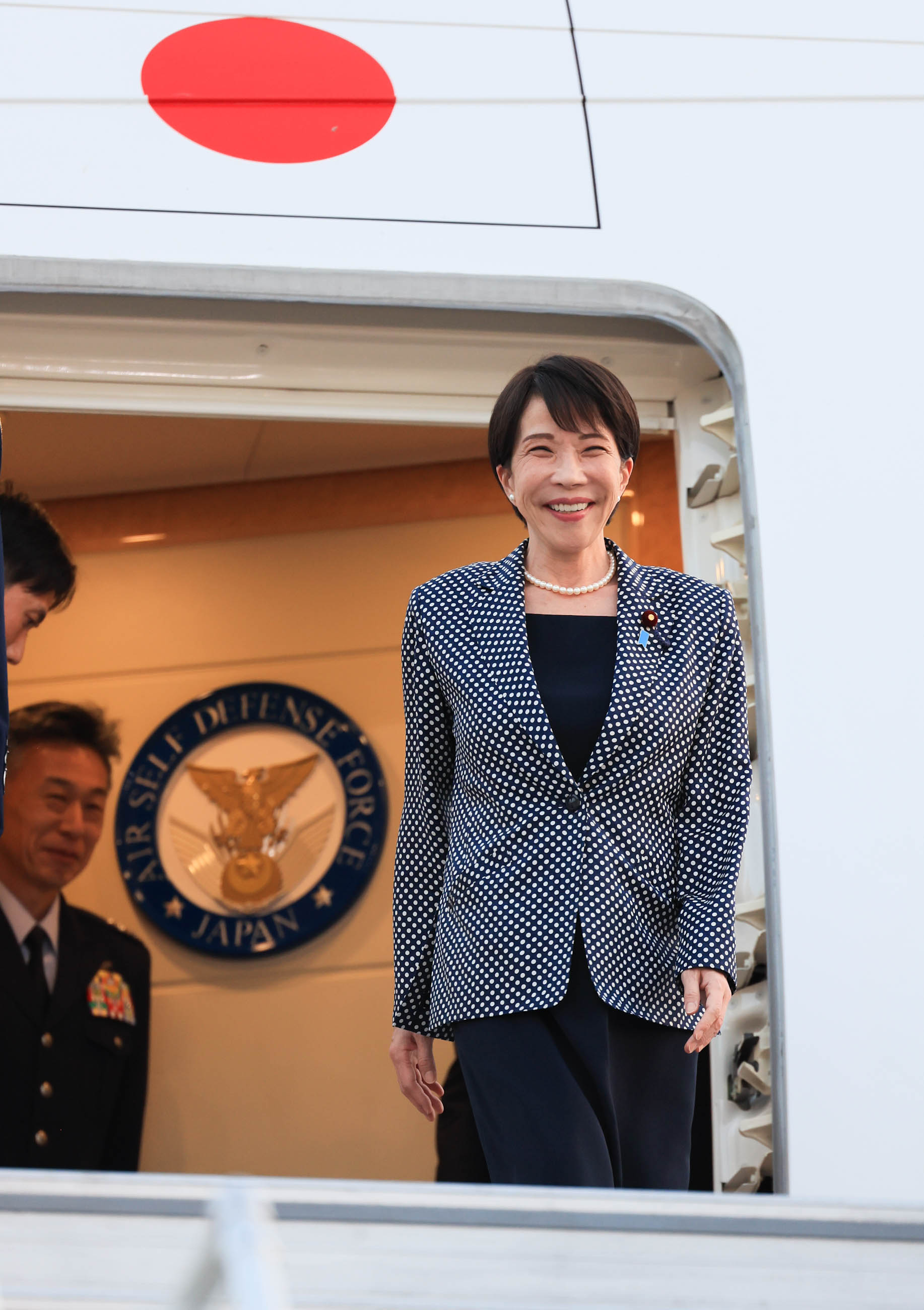 Prime Minister TAKAICHI arriving in India (1)