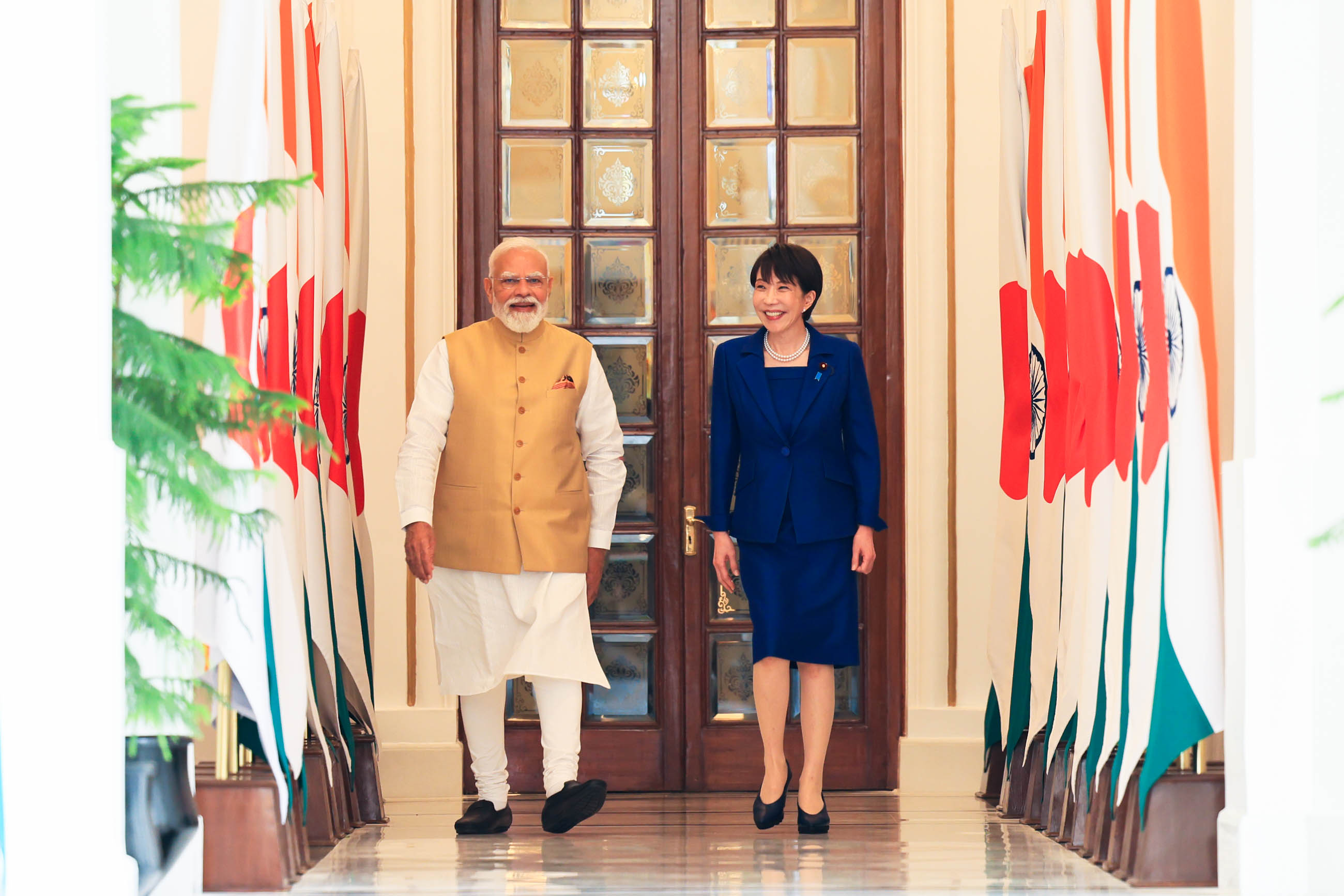Prime Minister TAKAICHI at the Japan-India Leaders' Meeting (Plenary Meeting) (4)