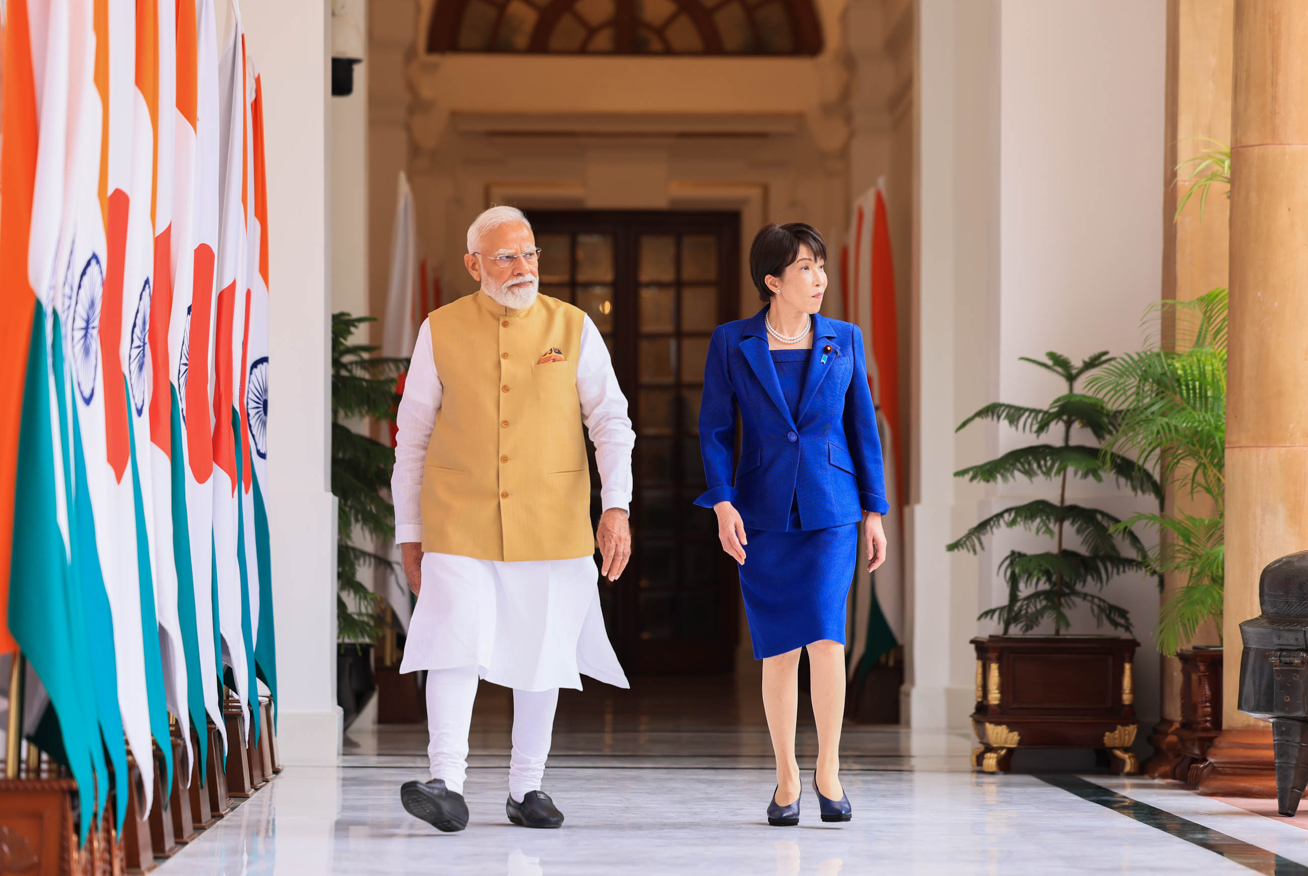 Prime Minister TAKAICHI at the Japan-India Leaders' Meeting (Plenary Meeting) (6)