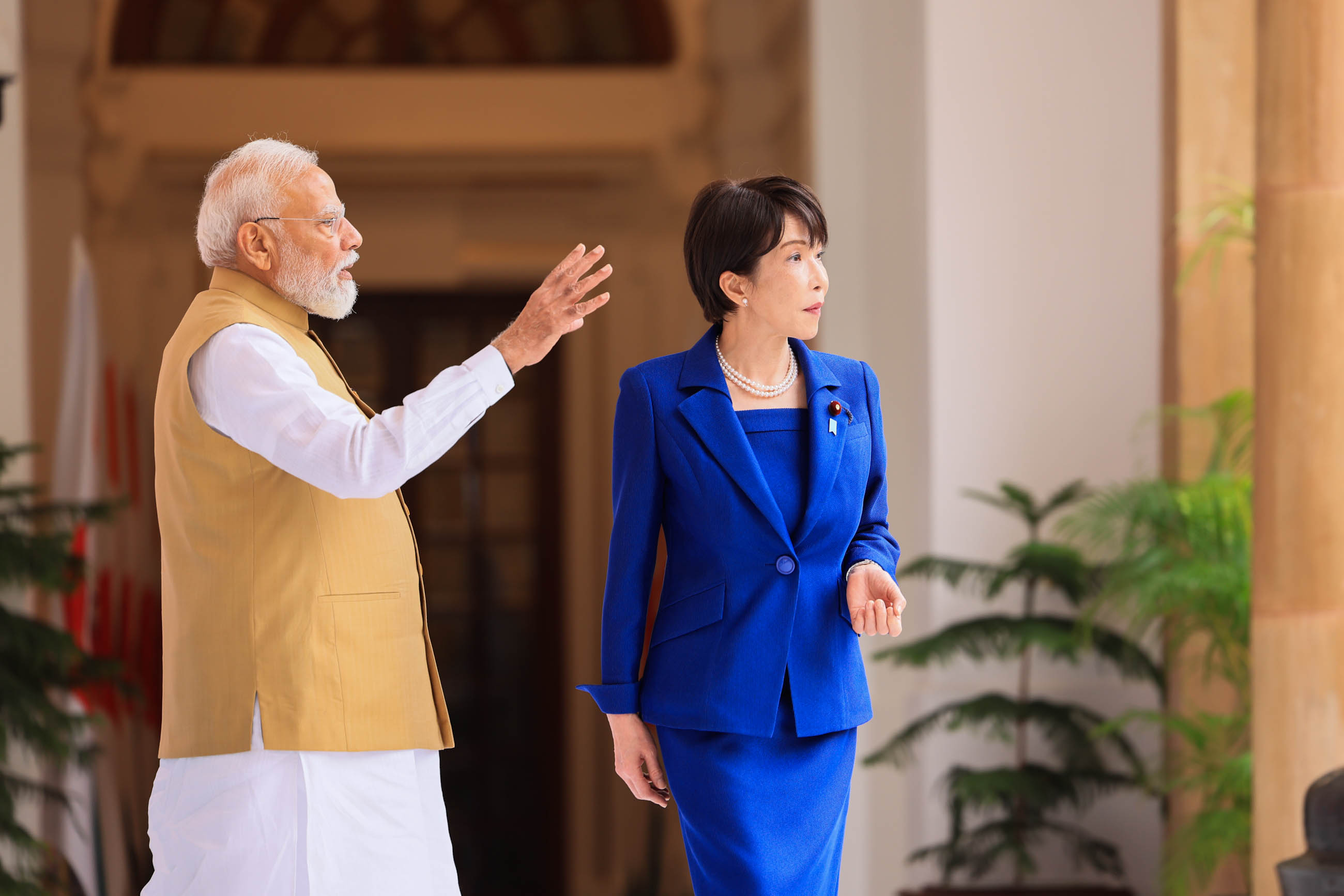 Prime Minister TAKAICHI at the Japan-India Leaders' Meeting (Plenary Meeting) (7)