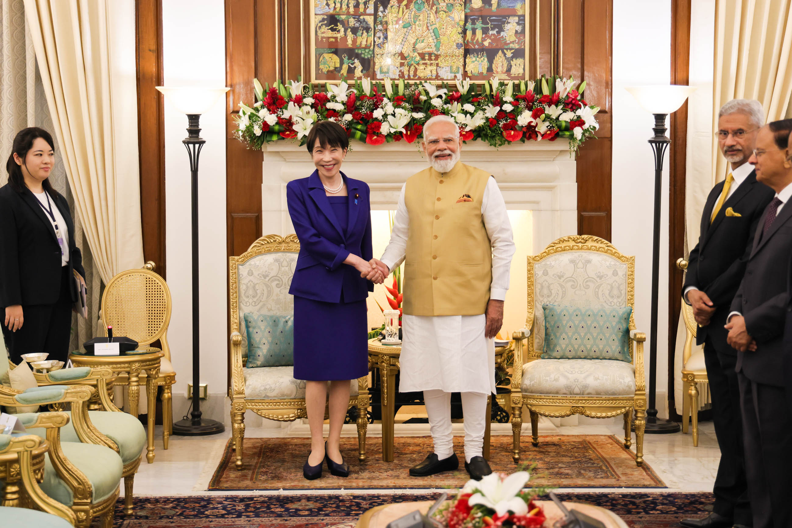 Japan-India Leaders' Meeting (Plenary Meeting) (2)