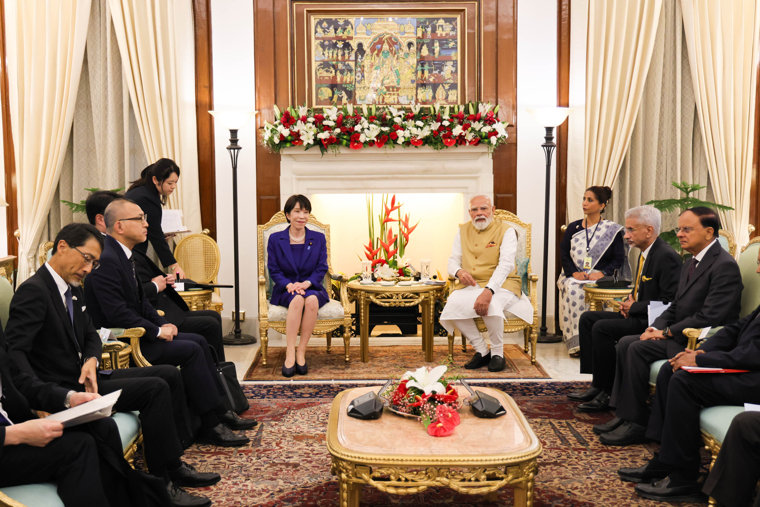 Japan-India Leaders' Meeting (Plenary Meeting) (4)