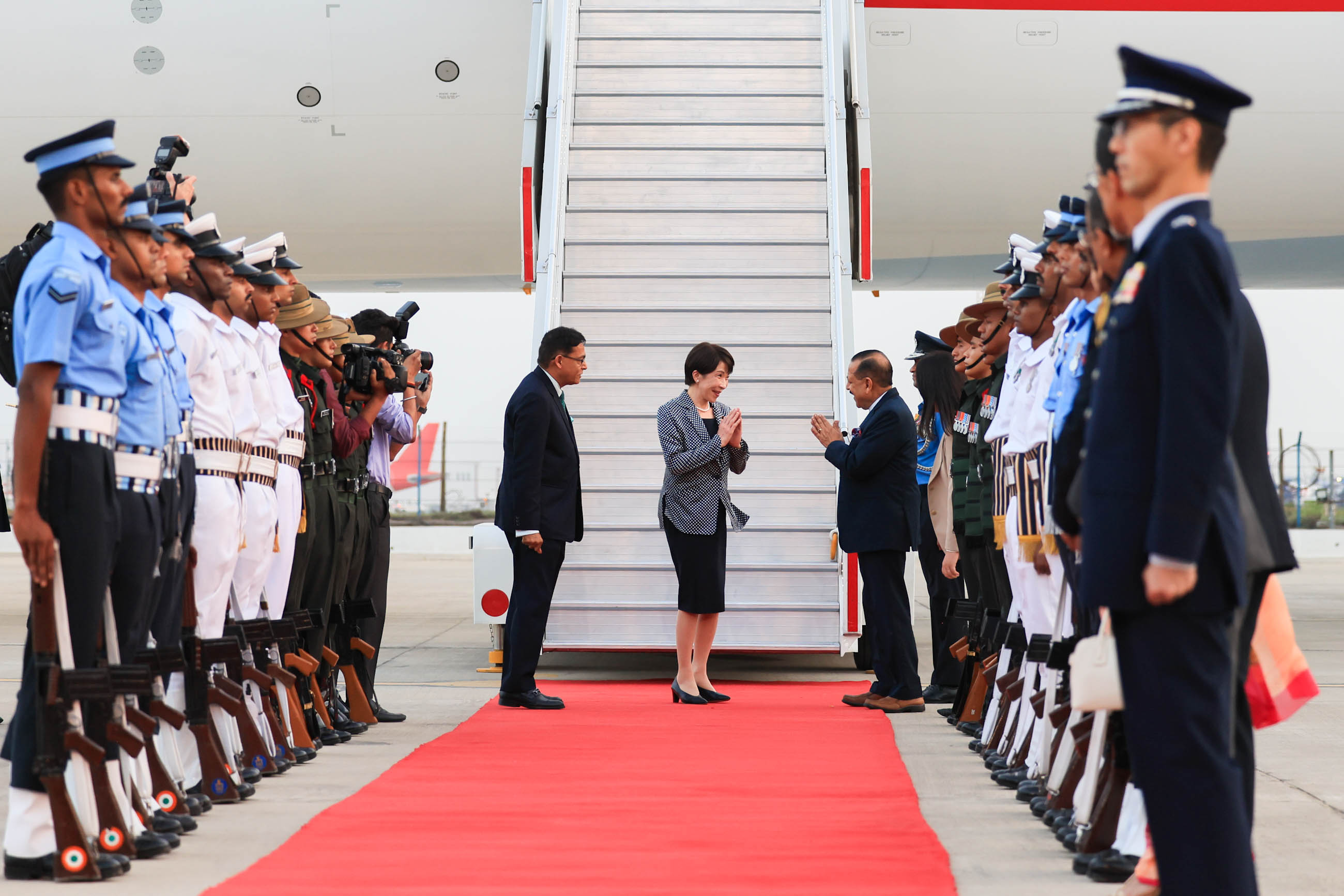 Prime Minister TAKAICHI arriving in India (5)