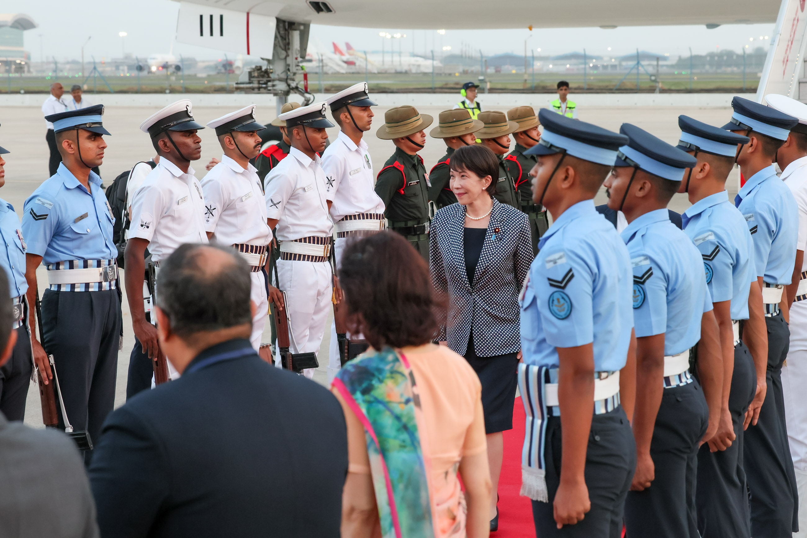 Prime Minister TAKAICHI arriving in India (7)