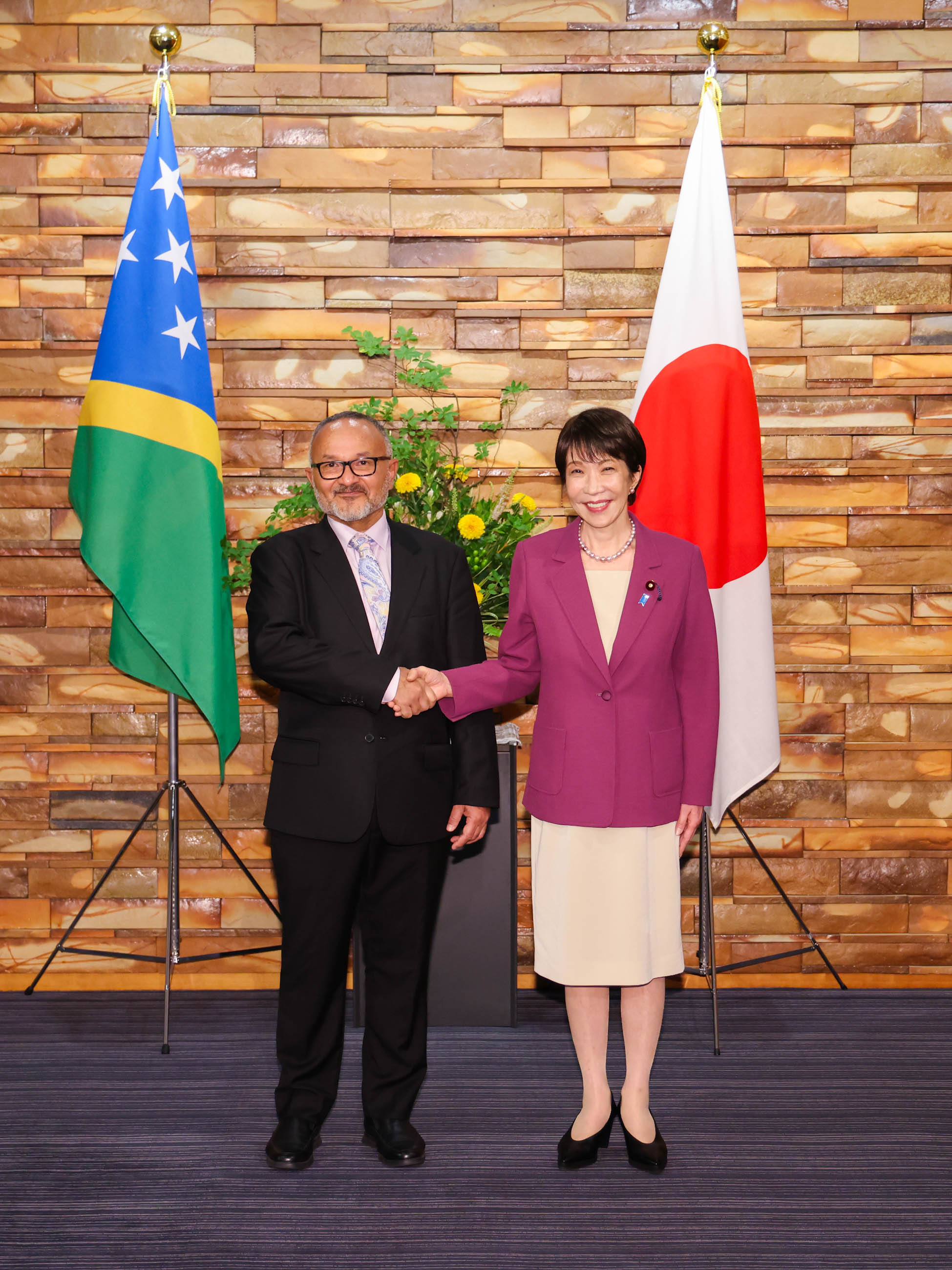 Japan–Solomon Islands Summit Meeting (2)