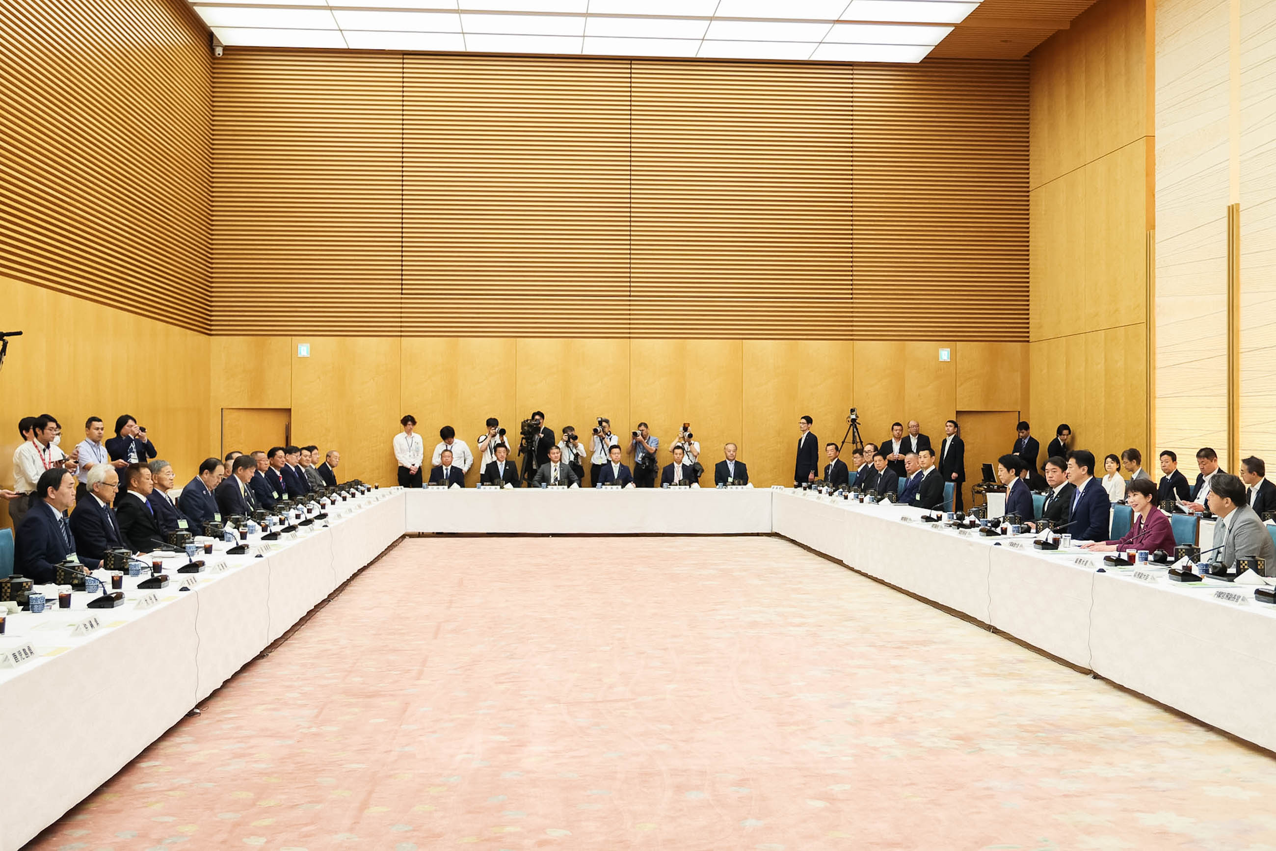 Prime Minister Takaichi making a statement (2)