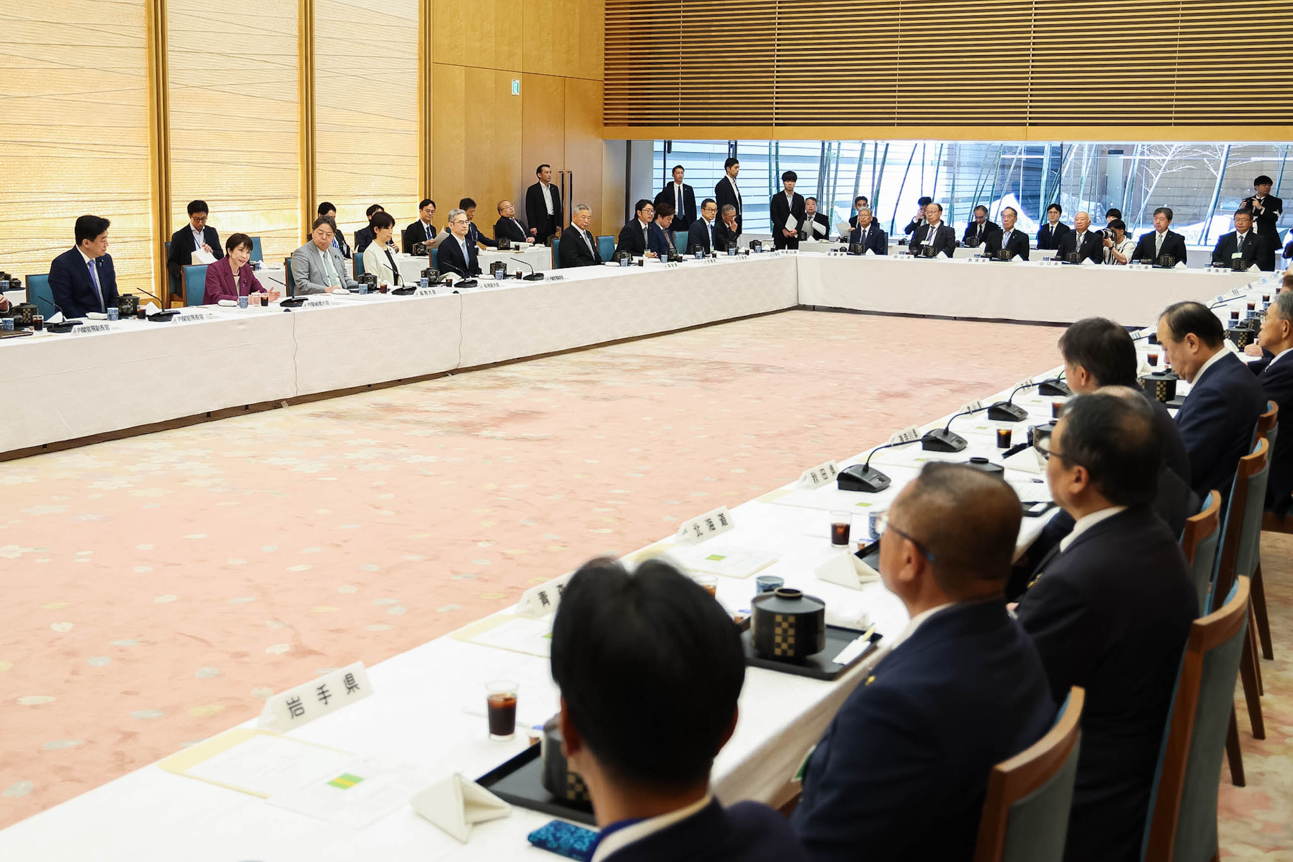 Prime Minister Takaichi making a statement (3)