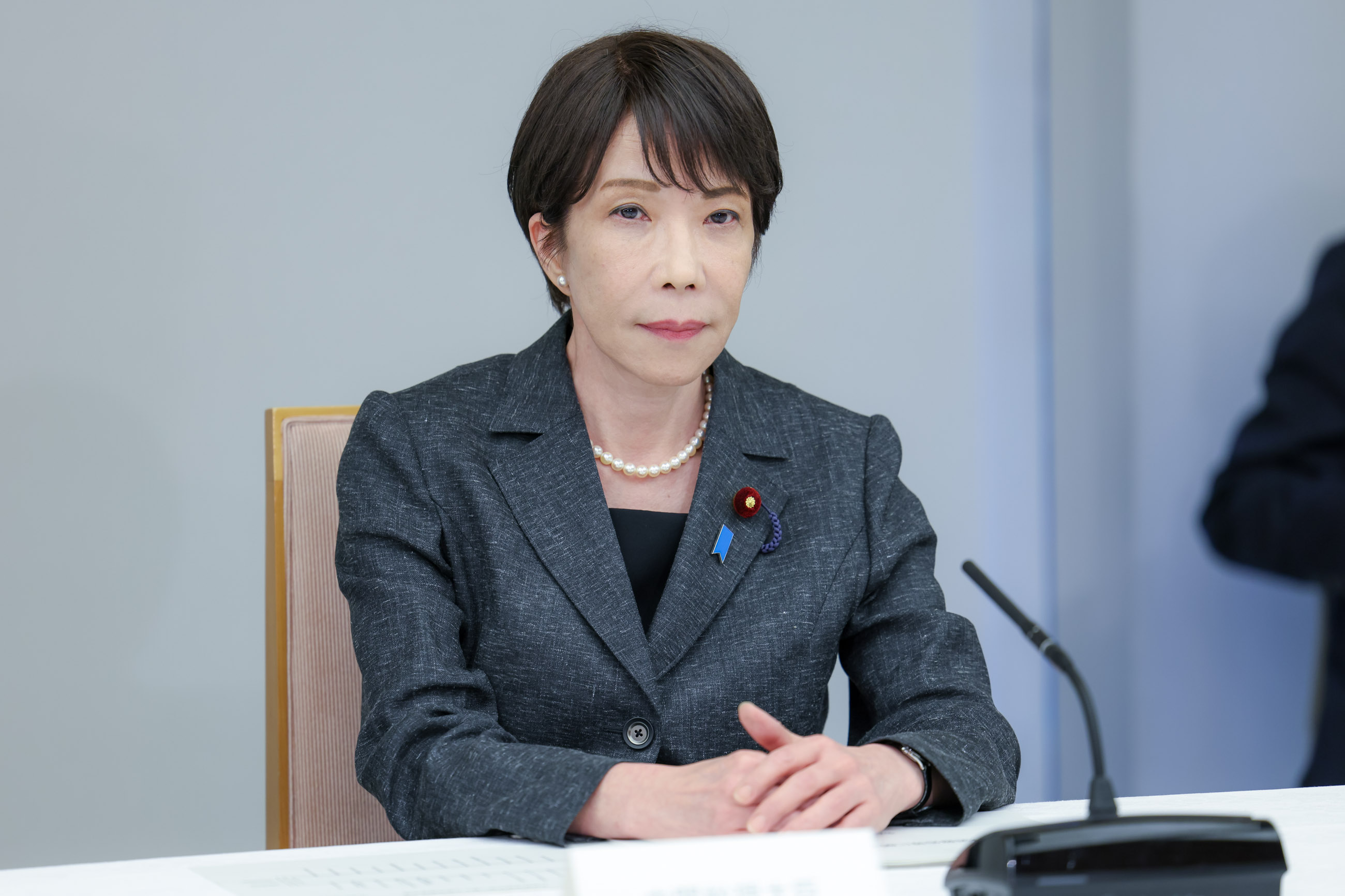 Prime Minister Takaichi Attending the Meeting (2)
