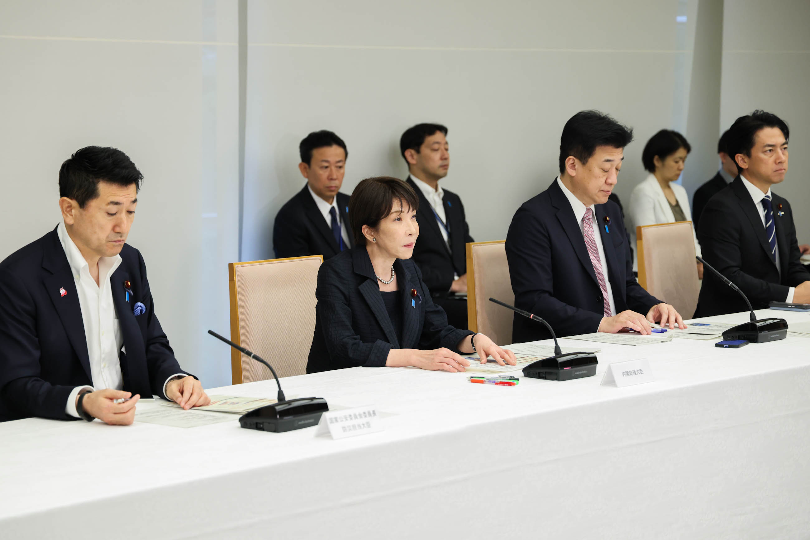 Prime Minster Takaichi wrapping up the meeting (1)
