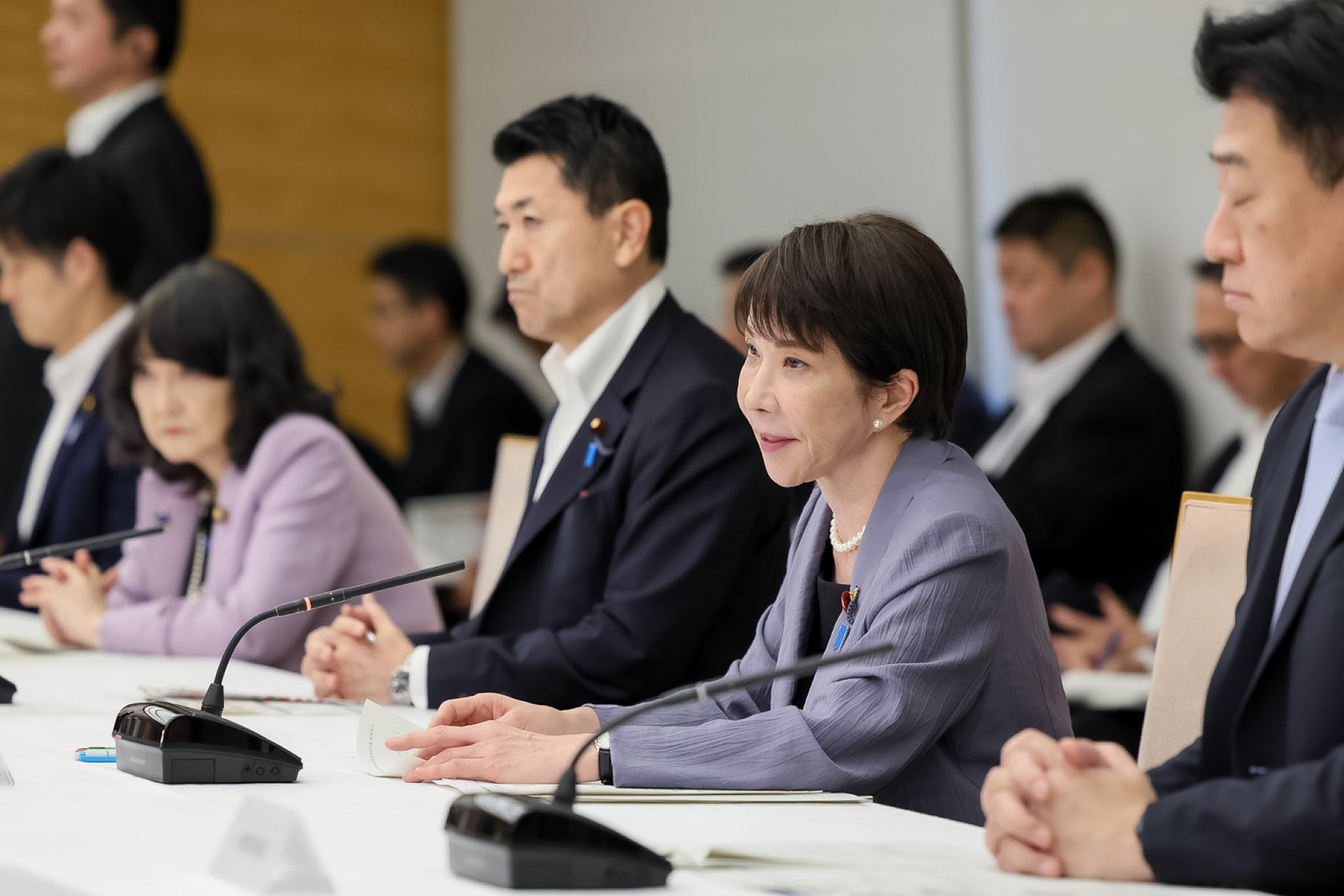 Prime Minster Takaichi wrapping up the meeting (1)