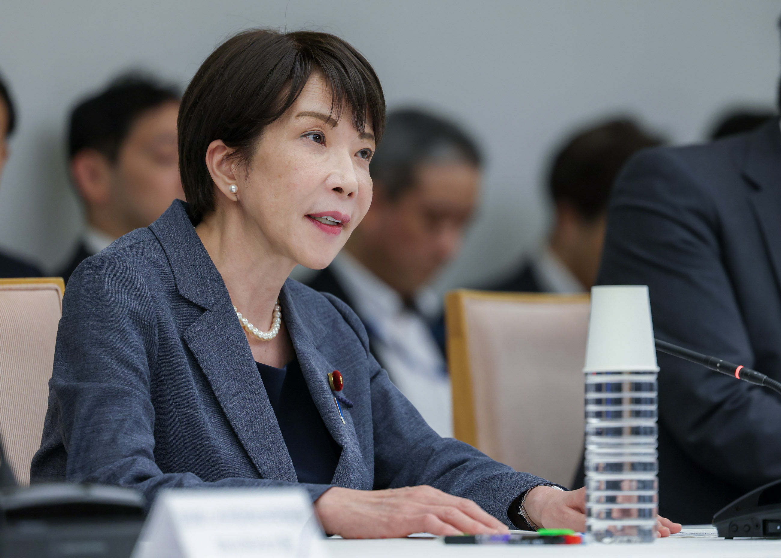 Prime Minster Takaichi wrapping up the meeting (1)