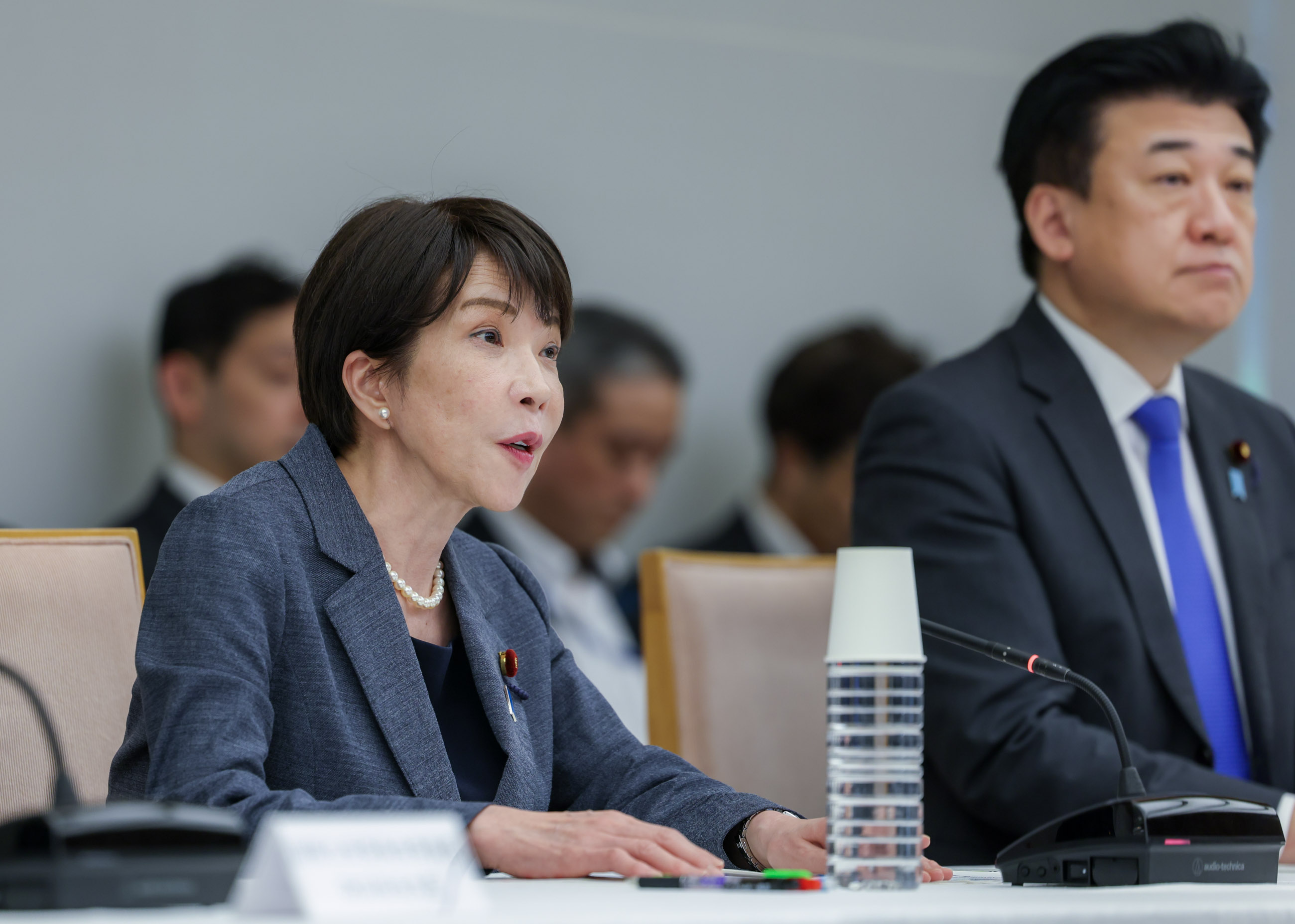 Prime Minster Takaichi wrapping up the meeting (6)