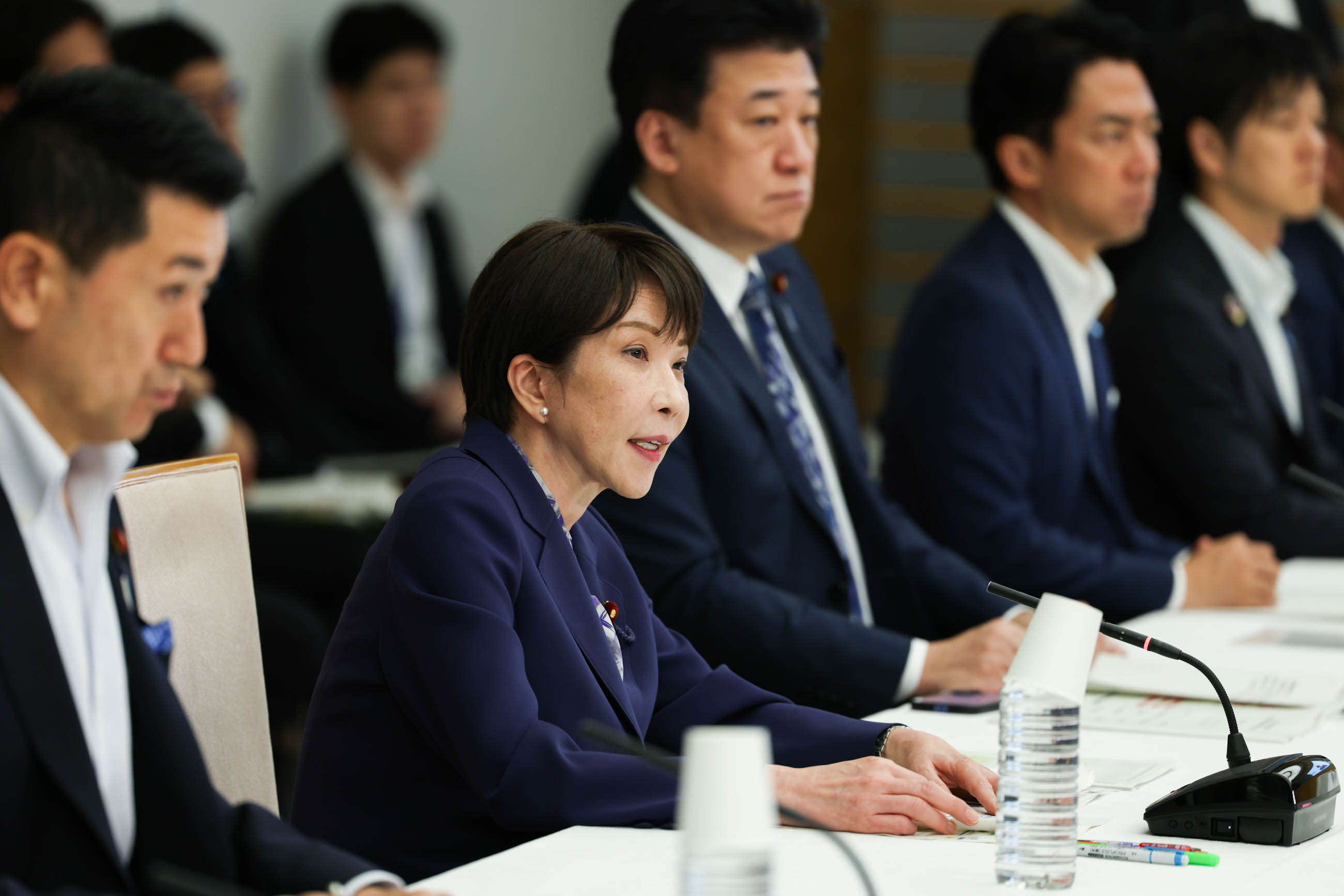 Prime Minster Takaichi wrapping up the meeting (1)