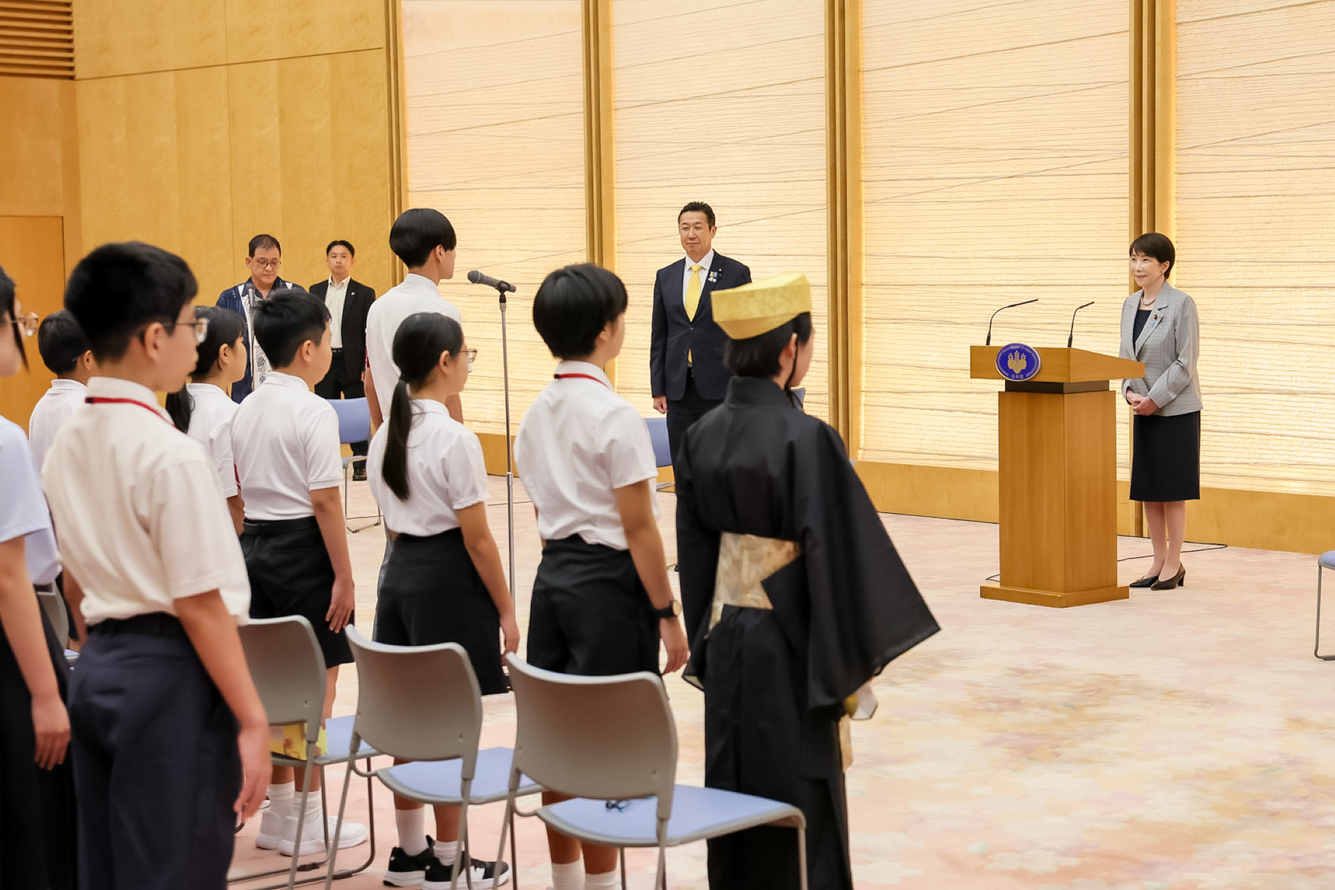Prime Minister Takaichi receiving a courtesy call (5)
