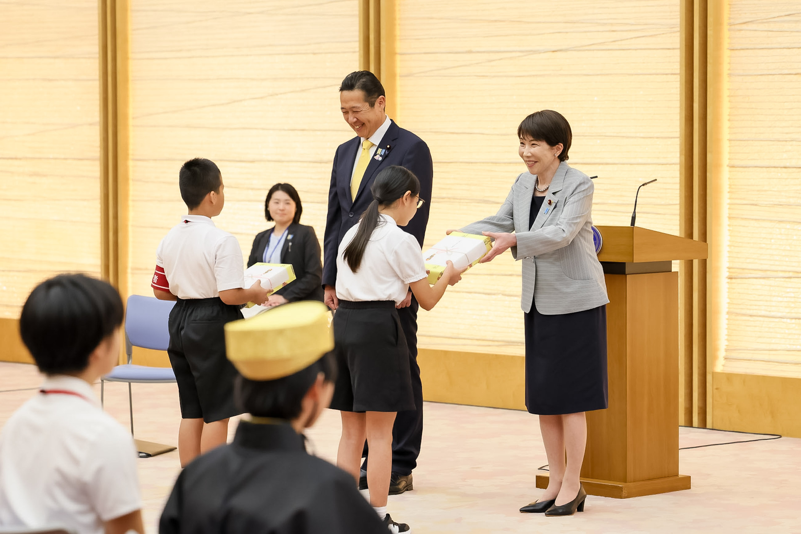 Prime Minister Takaichi receiving a courtesy call (8)