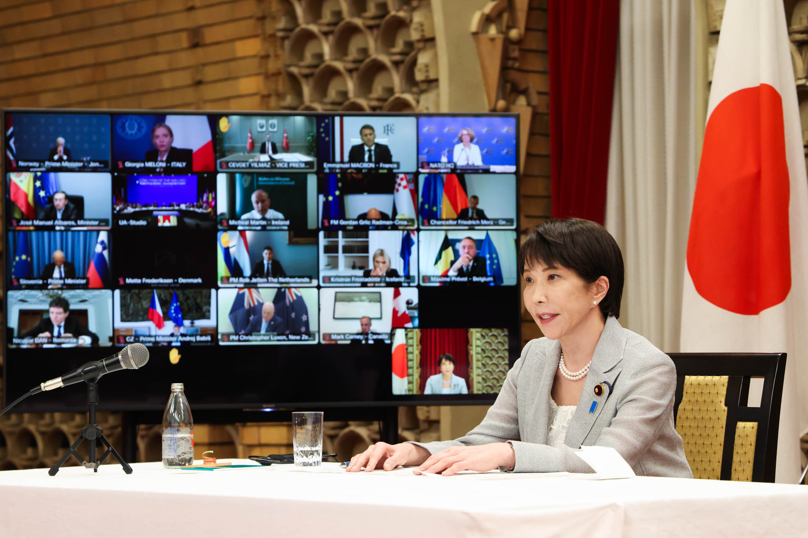 Prime Minister Takaichi attending the meeting (1)
