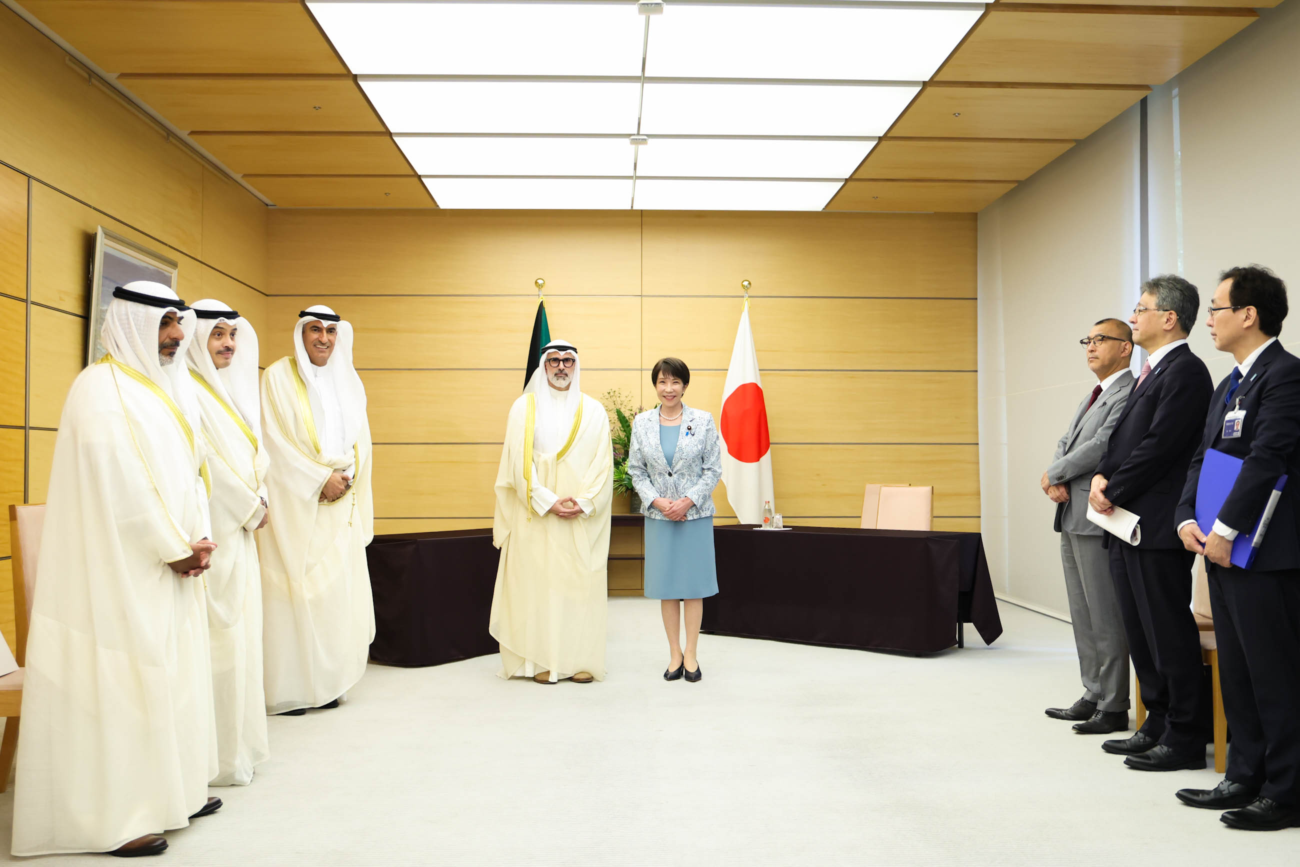 Prime Minister Takaichi receiving a courtesy call (1)