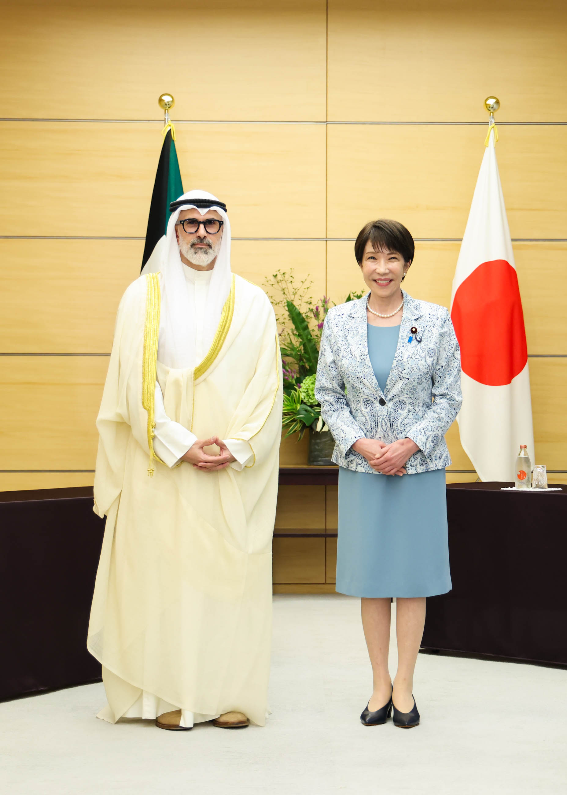 Prime Minister Takaichi receiving a courtesy call (2)