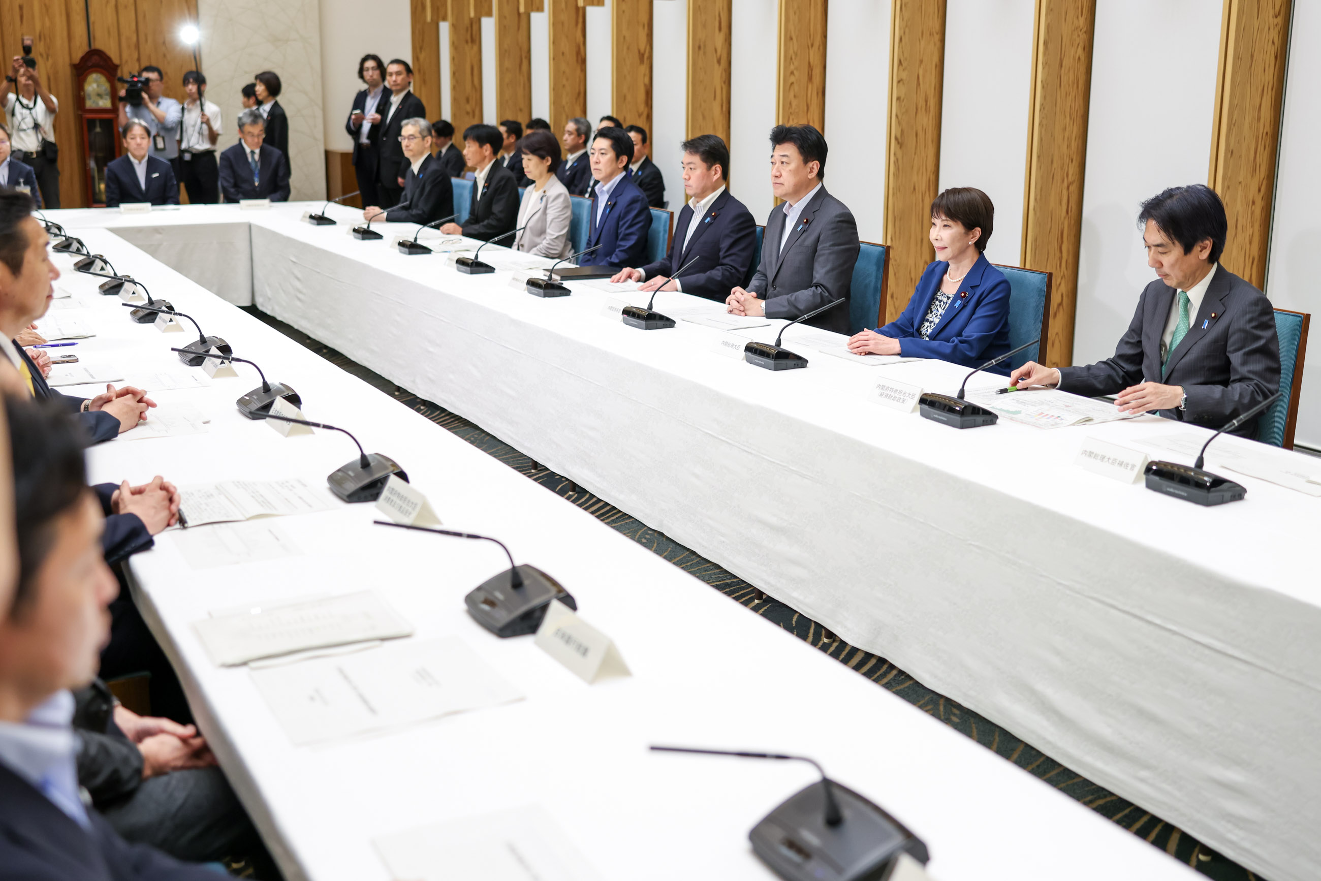 Prime Minister Takaichi Attending the Meeting (2)