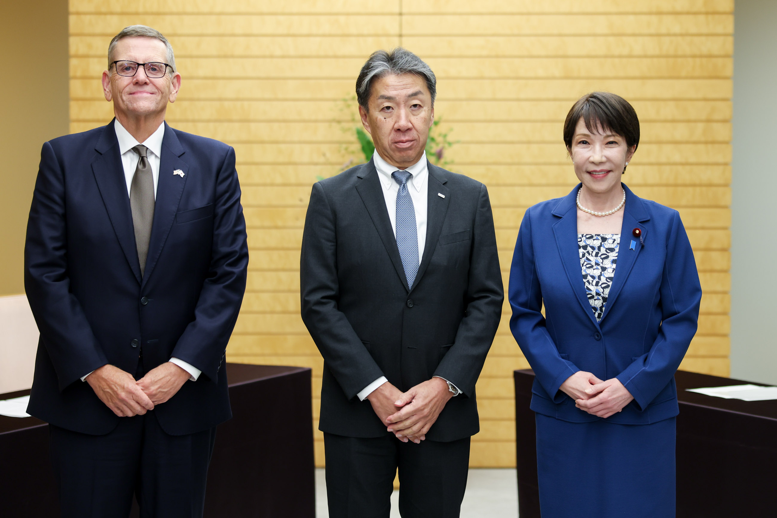 Prime Minister Takaichi receiving a courtesy call (1)
