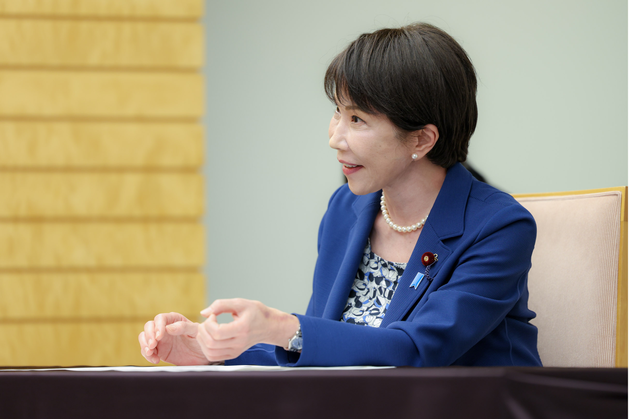 Prime Minister Takaichi receiving a courtesy call (3)