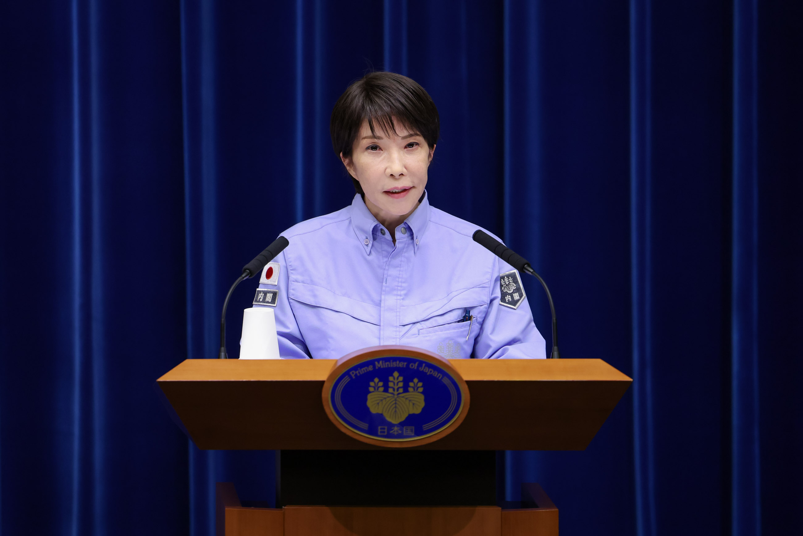Prime Minister Takaichi holding a press conference (5)
