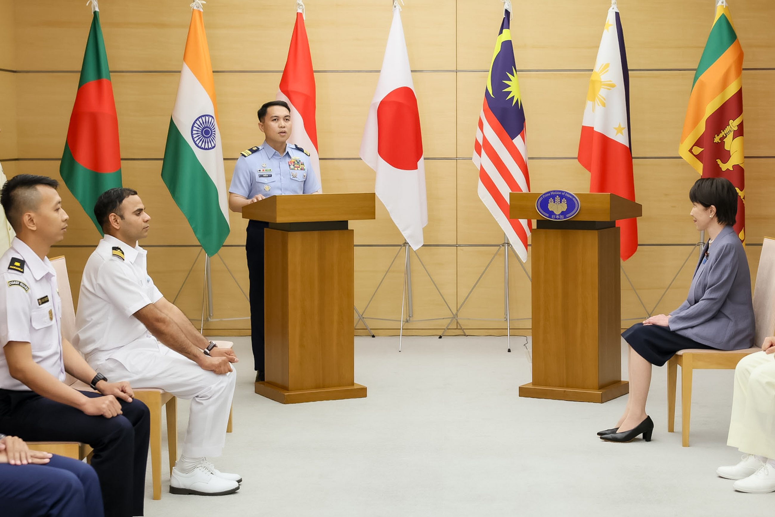 Prime Minister Takaichi receiving a courtesy call (1)