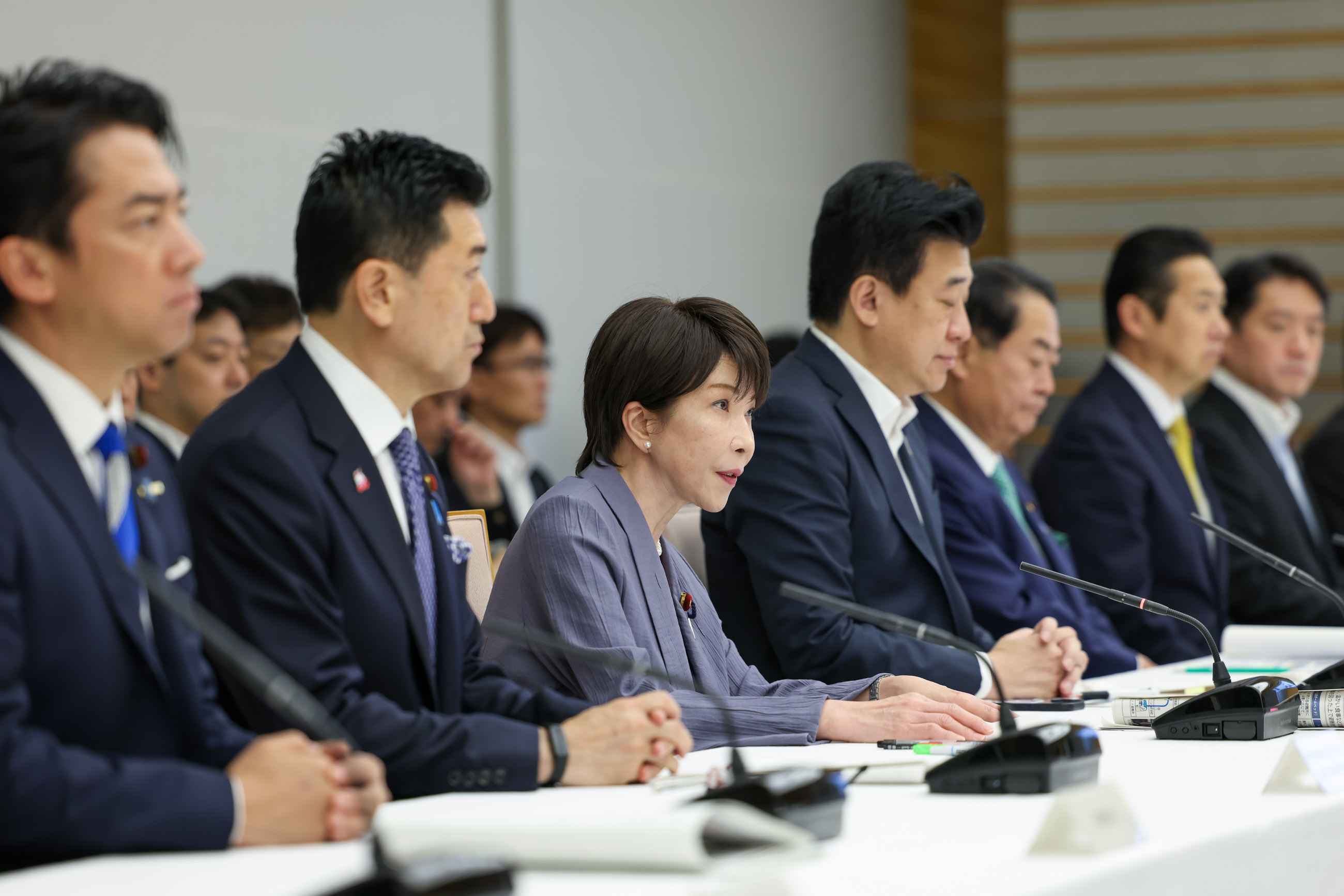 Prime Minister Takaichi making remarks (1)