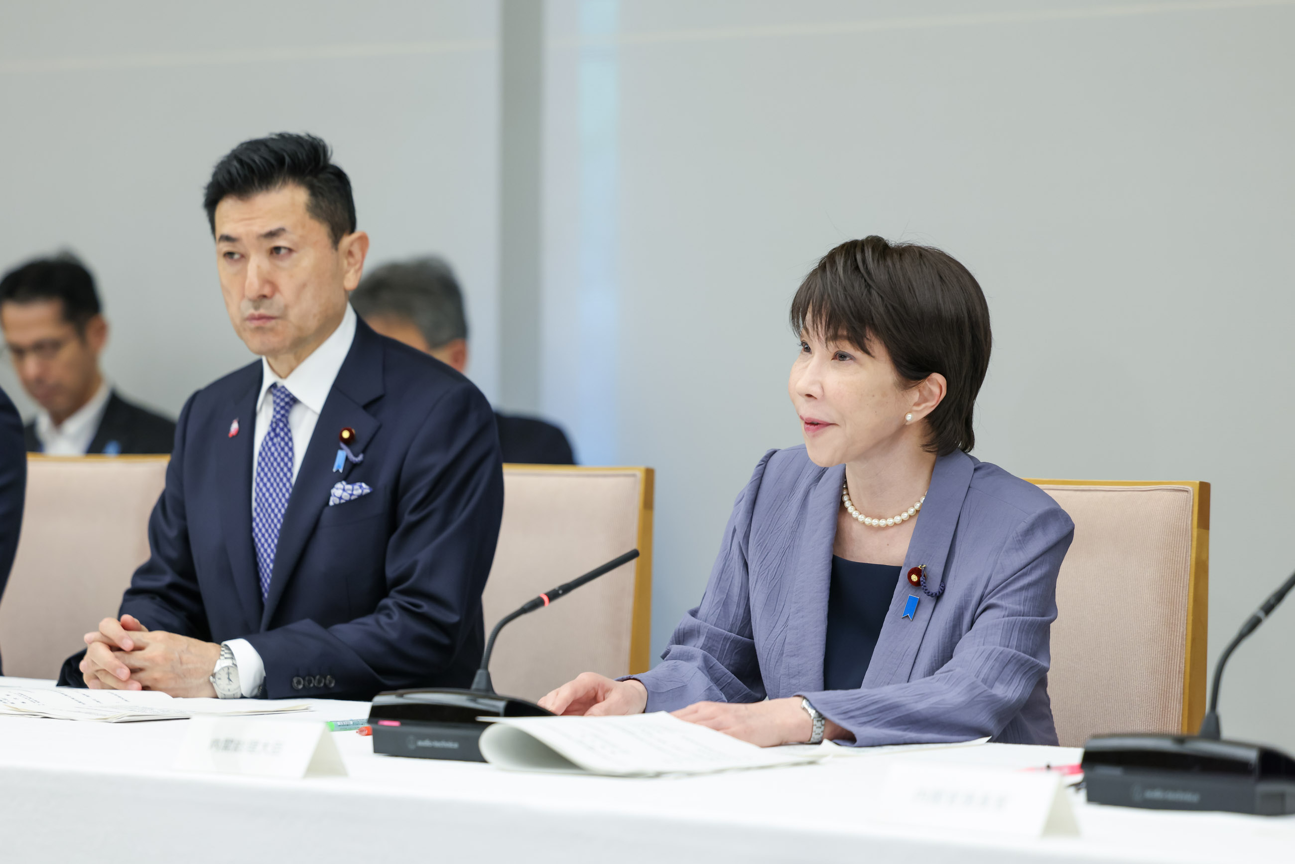 Prime Minister Takaichi making remarks (3)