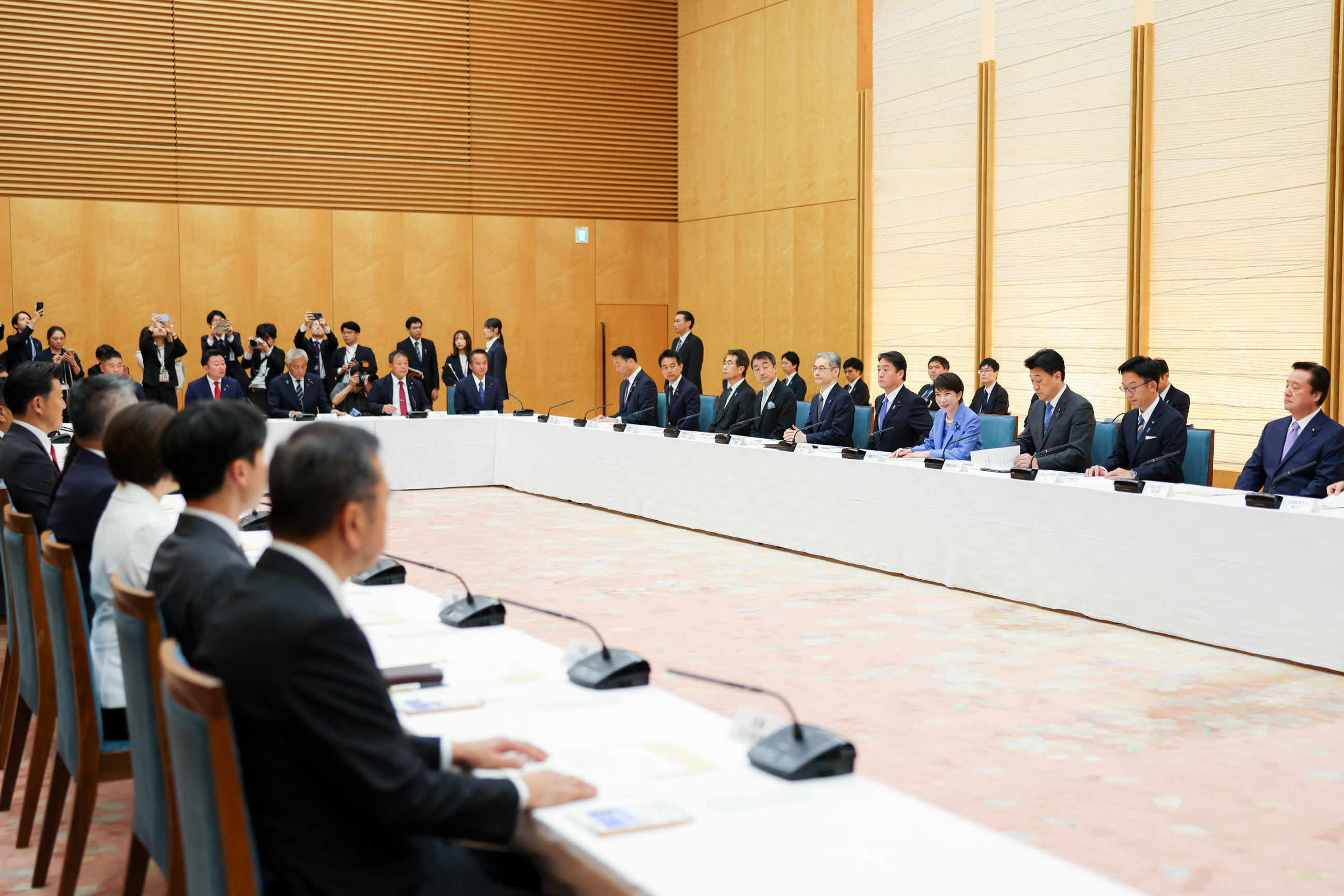 Prime Minister Takaichi delivering an address (1)