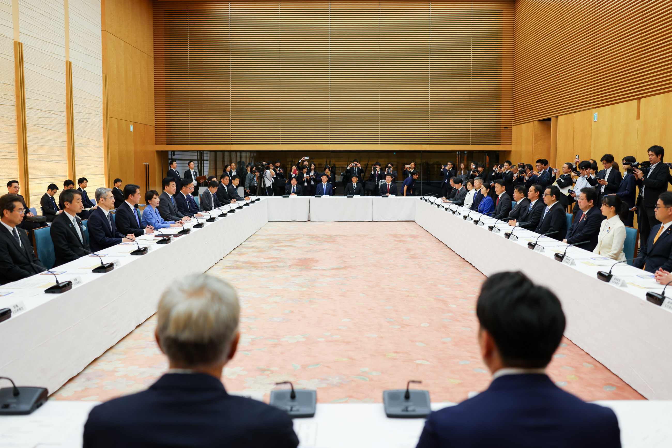 Prime Minister Takaichi delivering an address (2)
