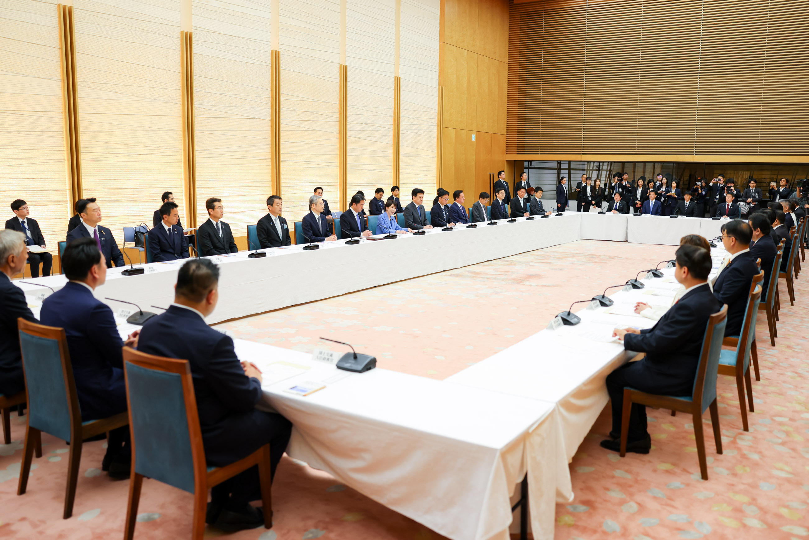 Prime Minister Takaichi delivering an address (3)