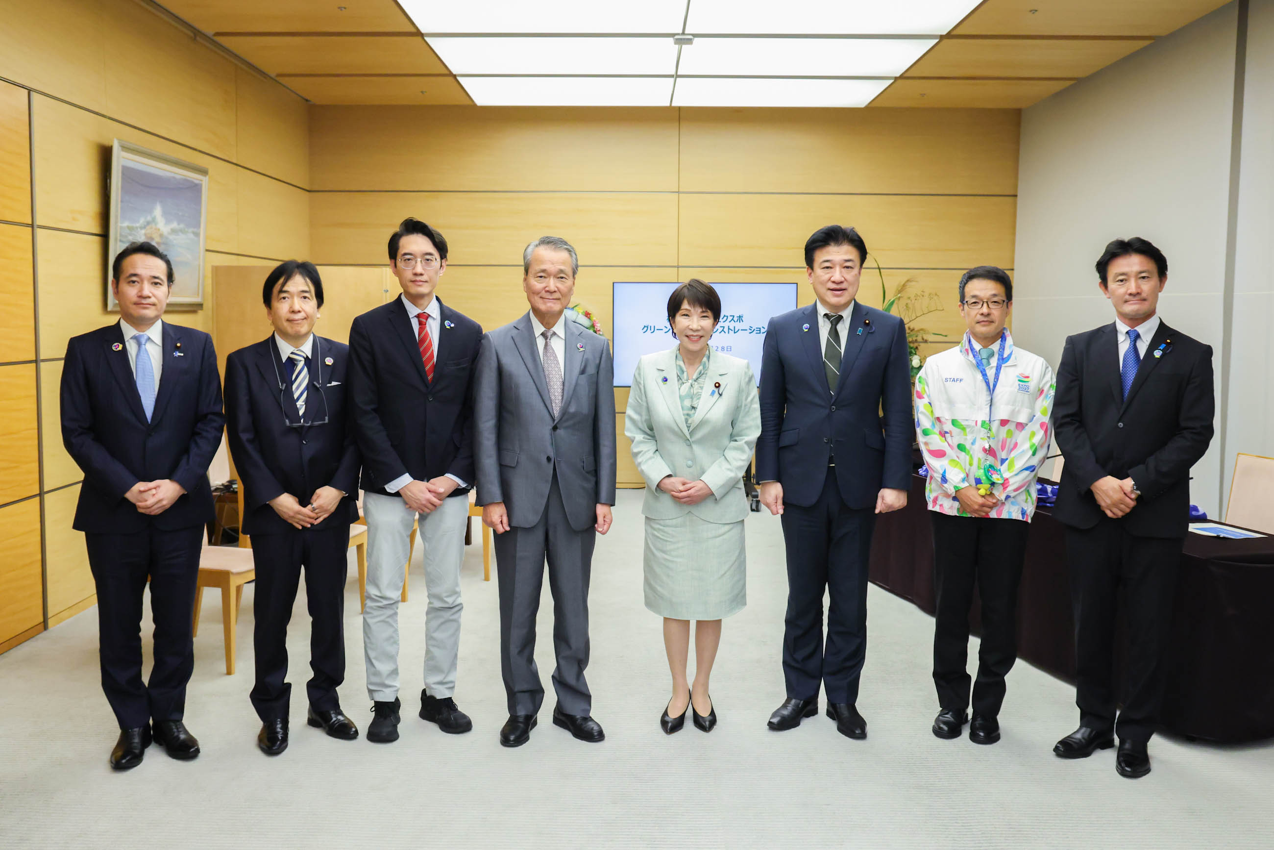 Prime Minister Takaichi receiving a courtesy call (1)