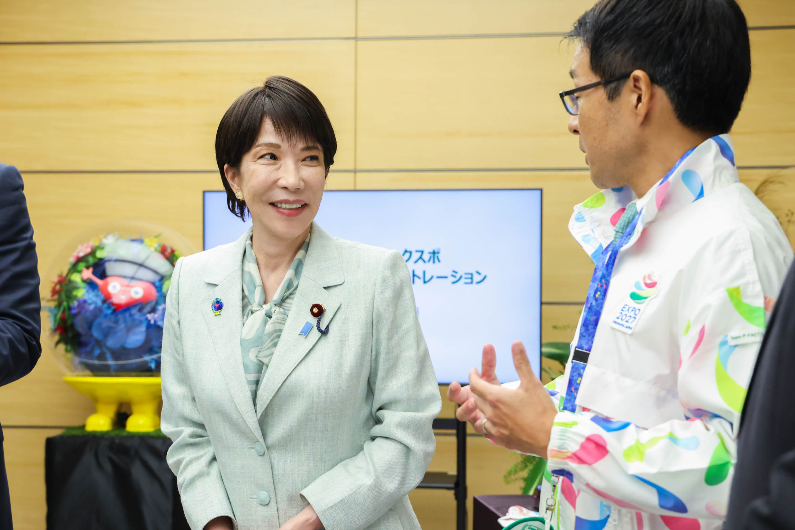 Prime Minister Takaichi receiving a courtesy call (12)