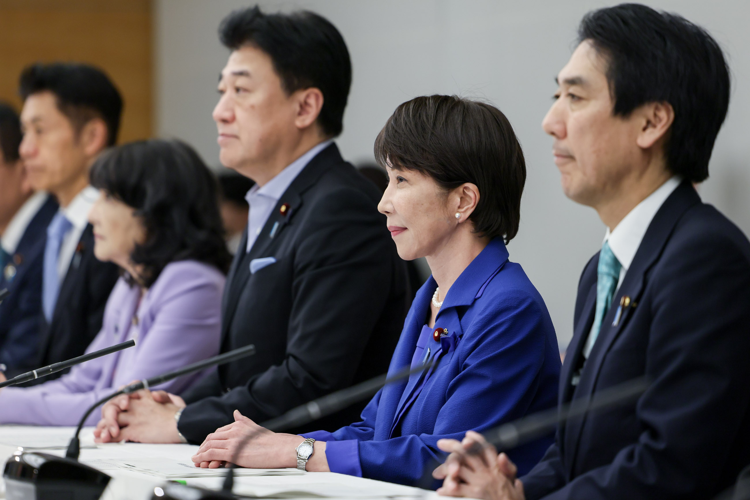 Prime Minister Takaichi attending the meeting (1)