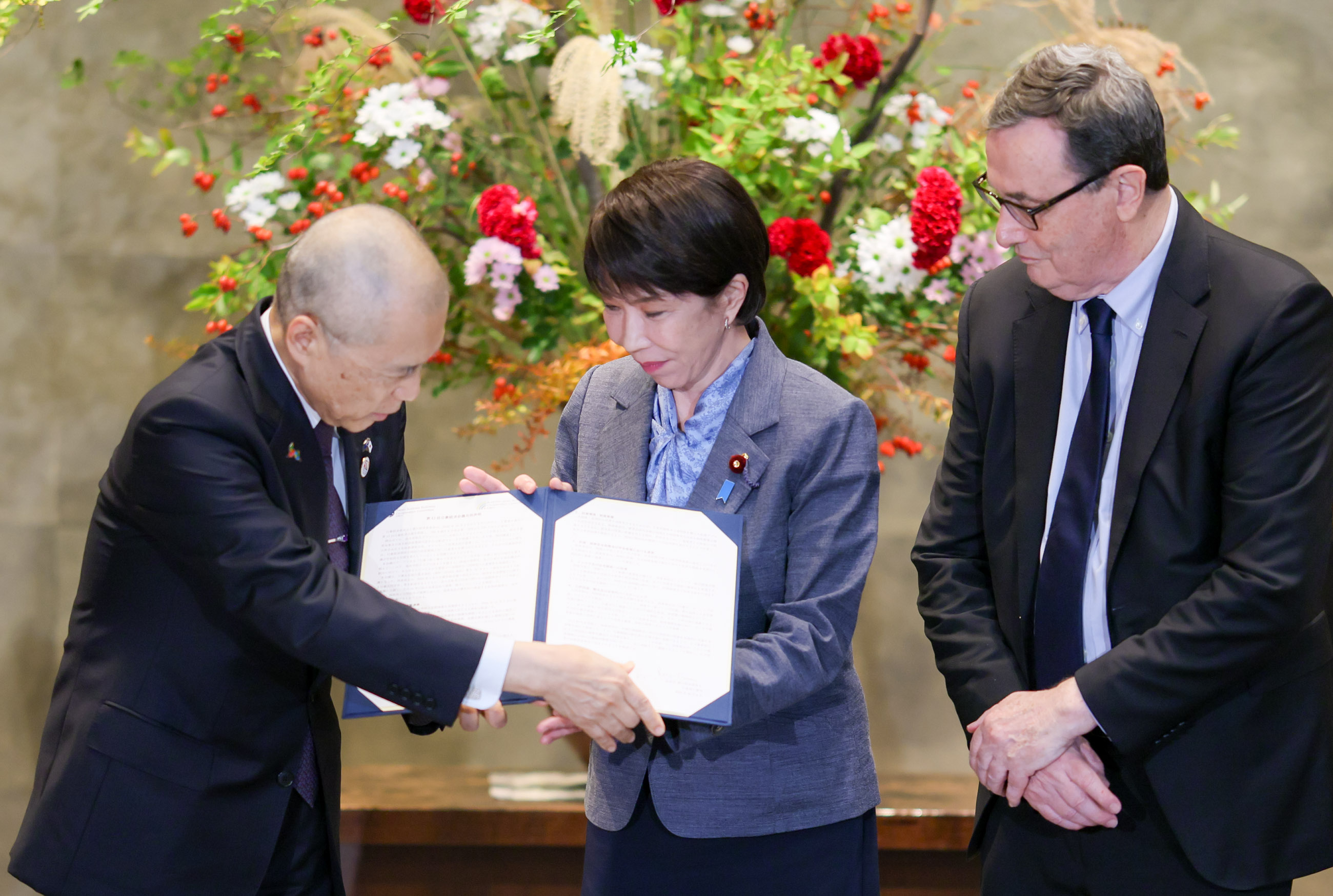 Prime Minister Takaichi receiving a courtesy call (5)