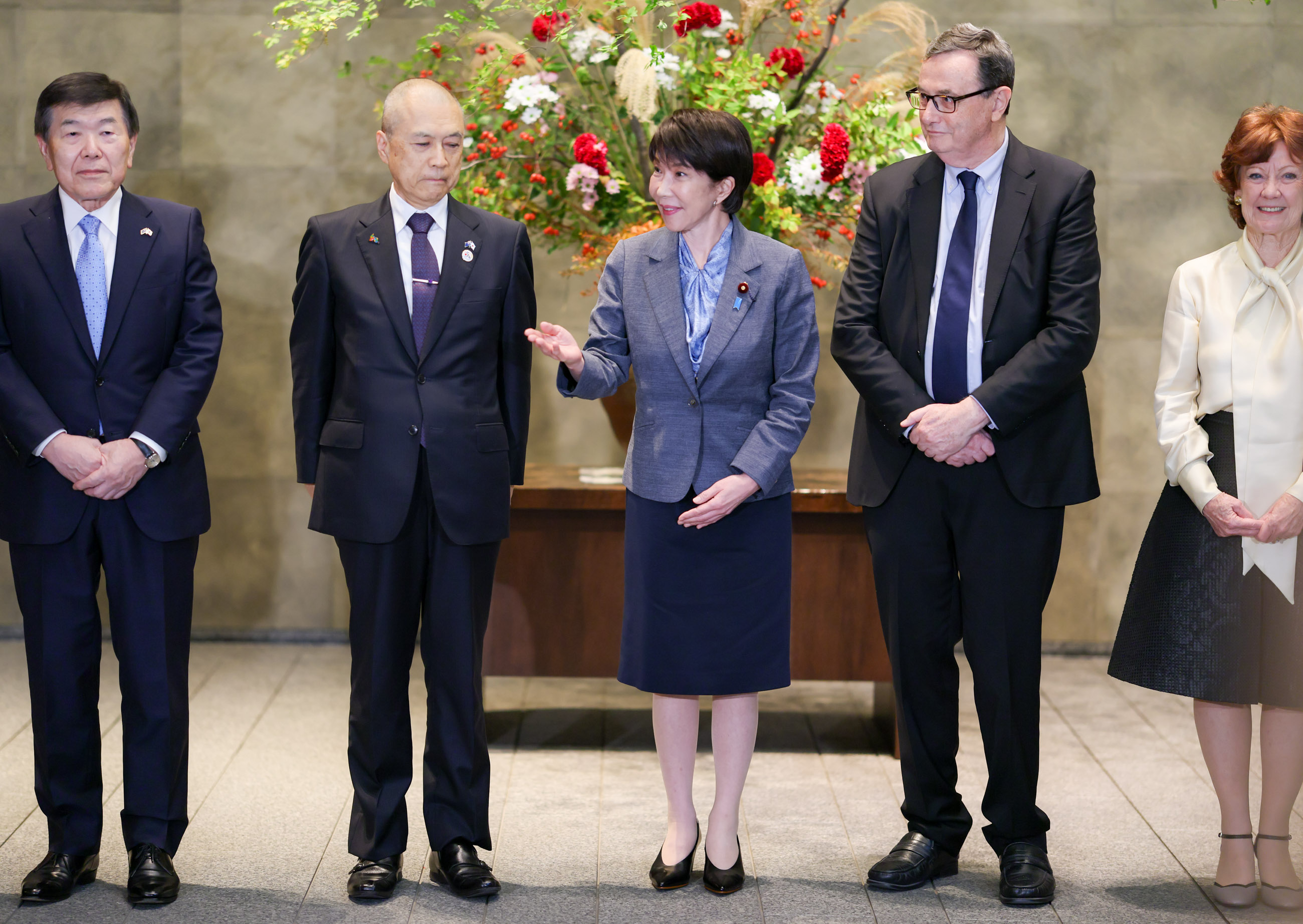 Prime Minister Takaichi receiving a courtesy call (6)