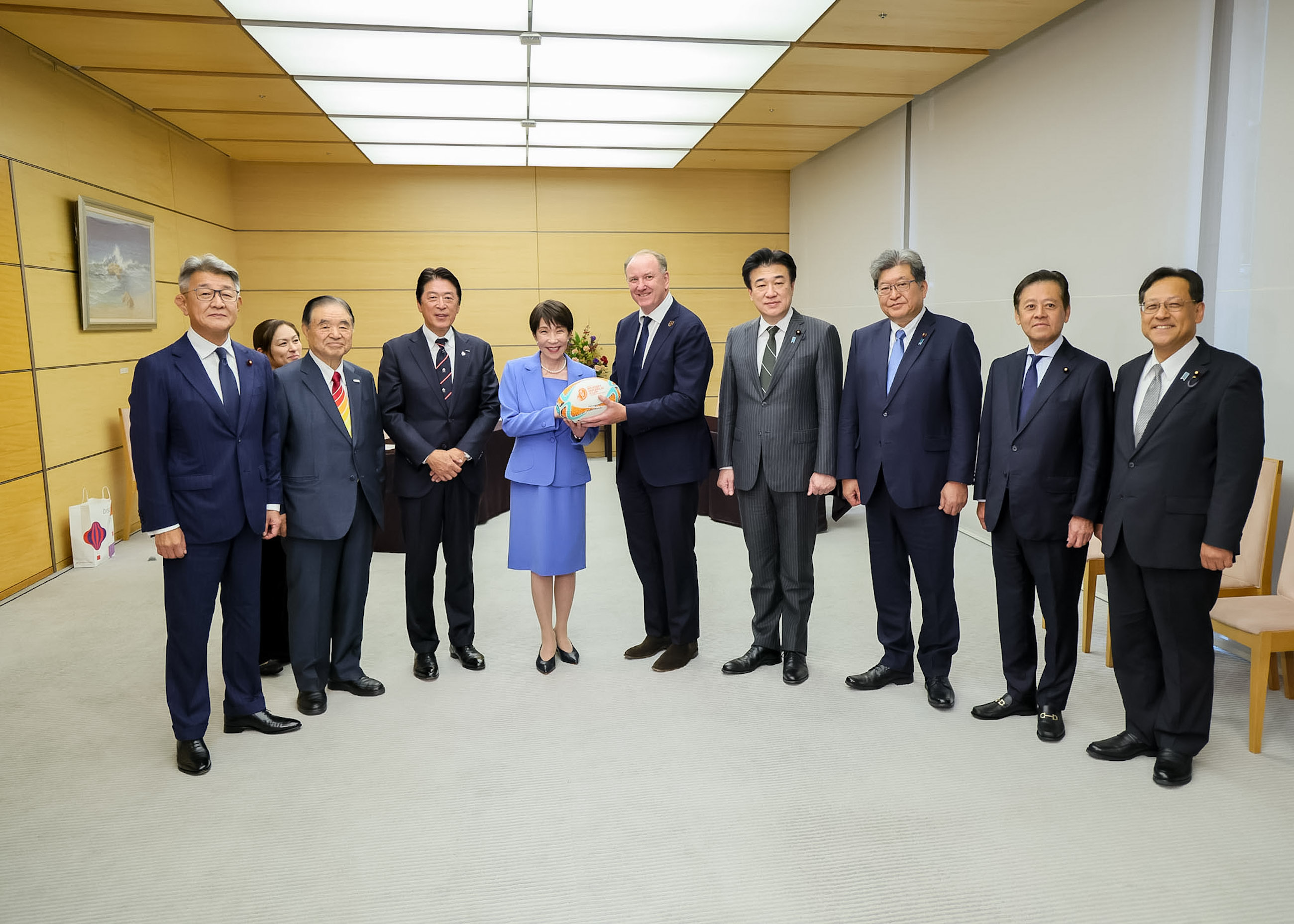Prime Minister Takaichi receiving a courtesy call (1)