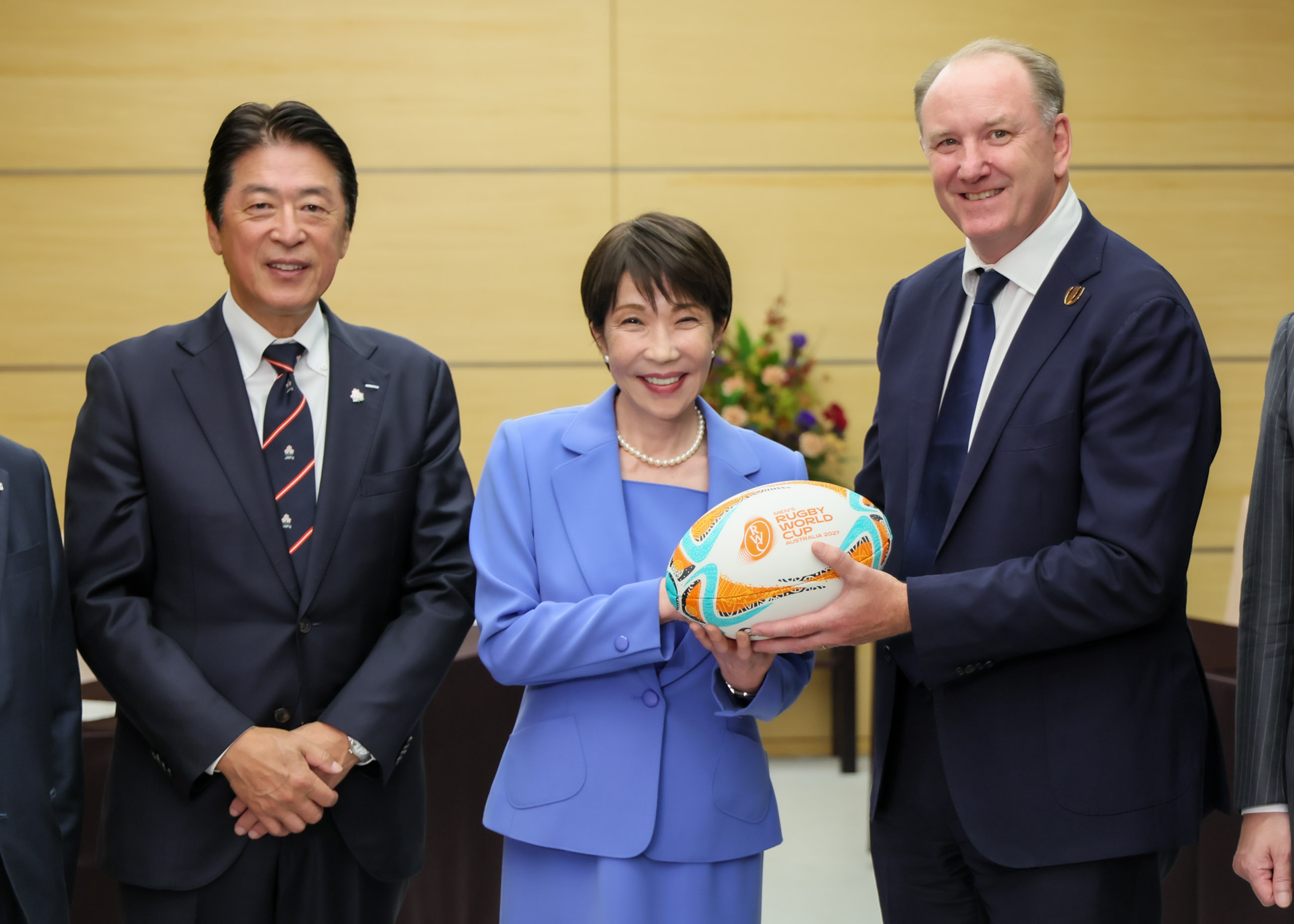 Prime Minister Takaichi receiving a courtesy call (2)