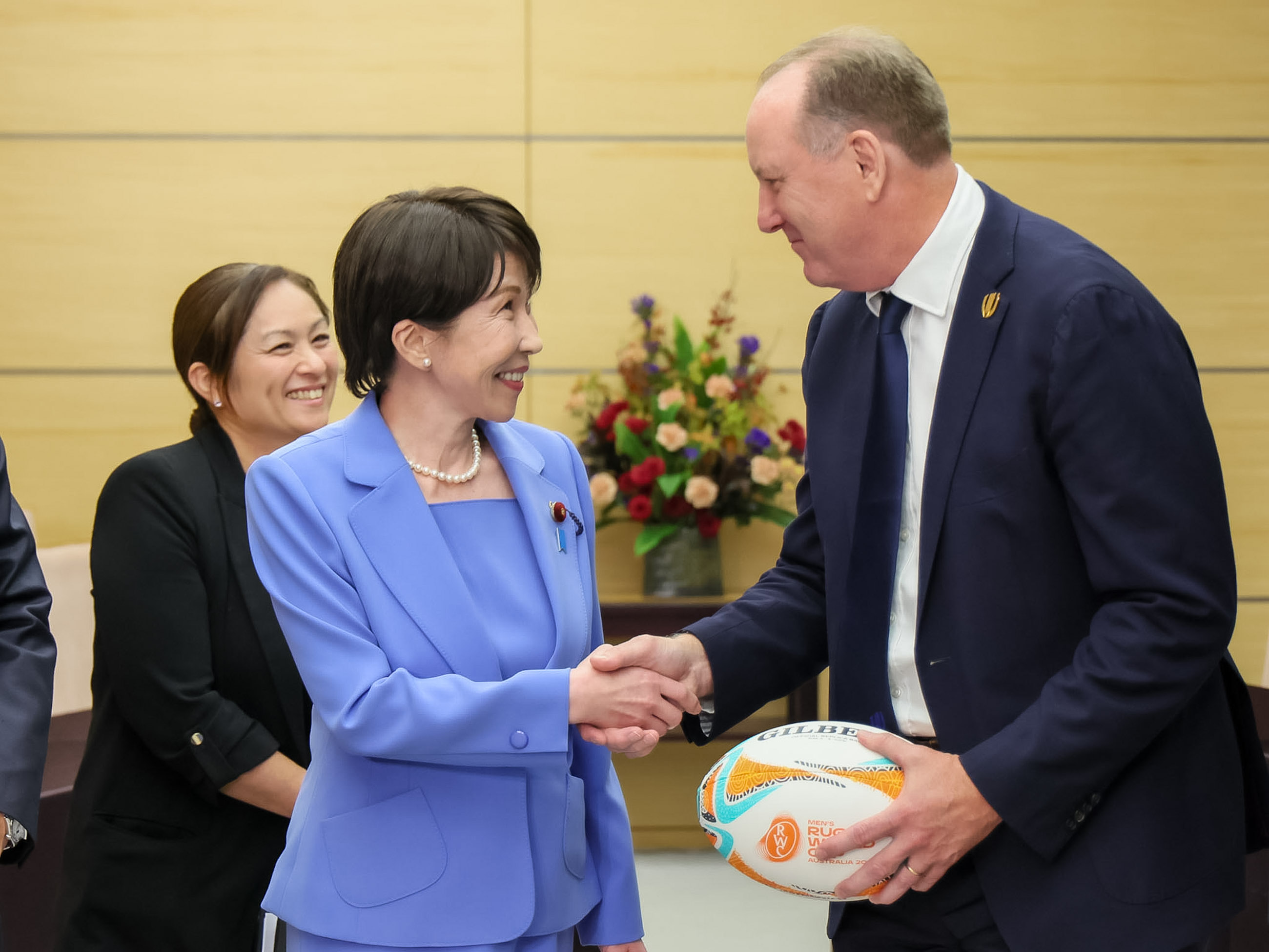 Prime Minister Takaichi receiving a courtesy call (3)