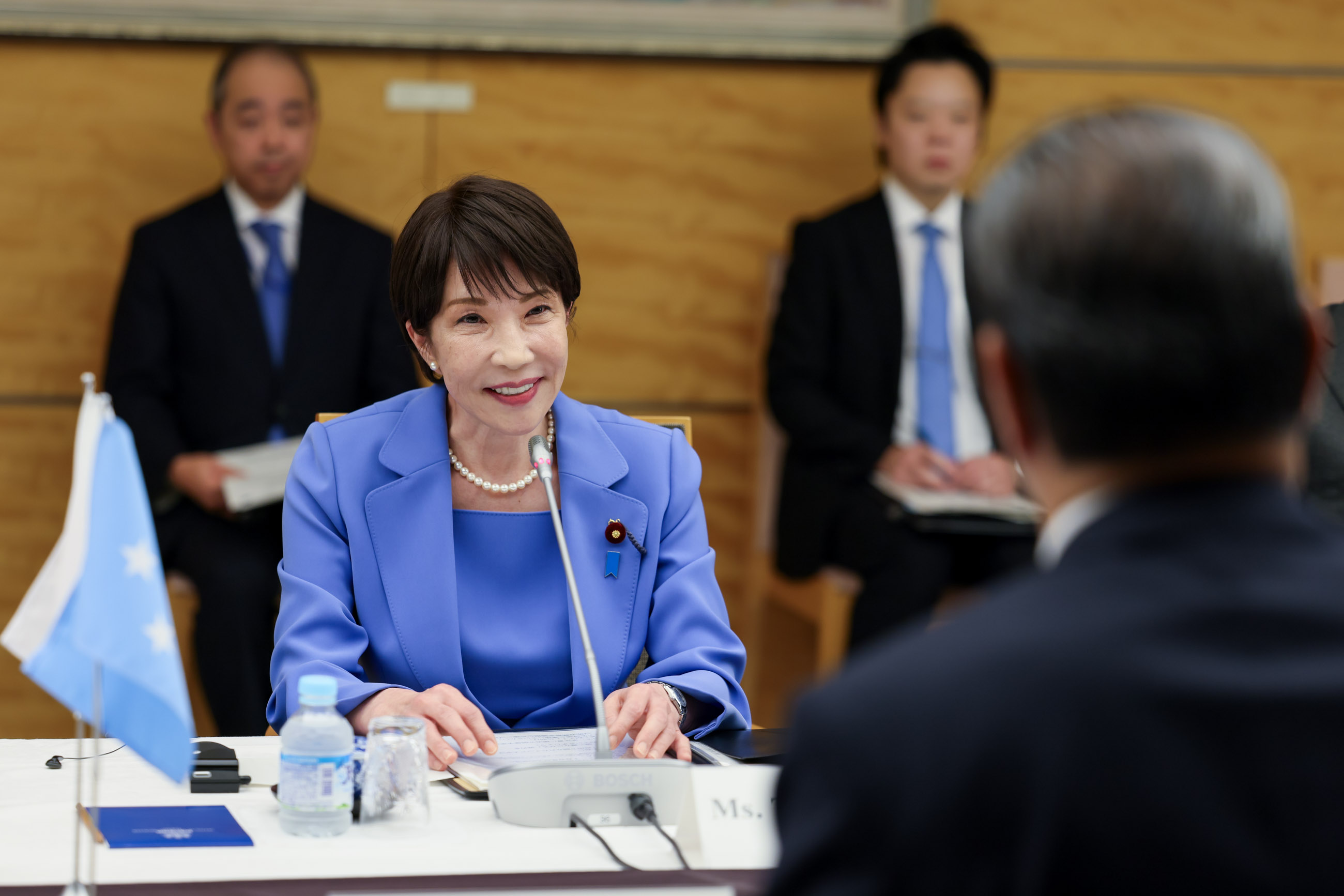 Japan-the Federated States of Micronesia Summit Meeting (7)