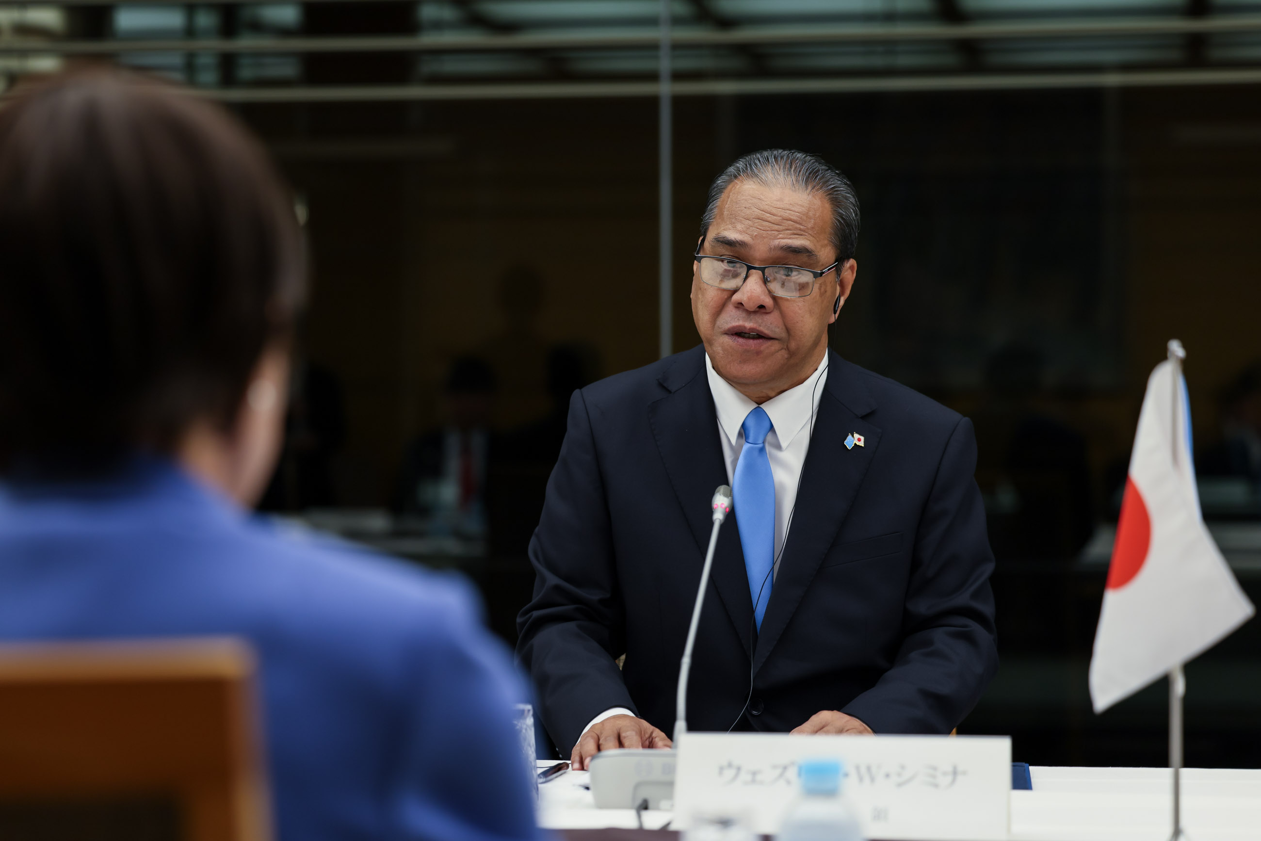 Japan-the Federated States of Micronesia Summit Meeting (8)