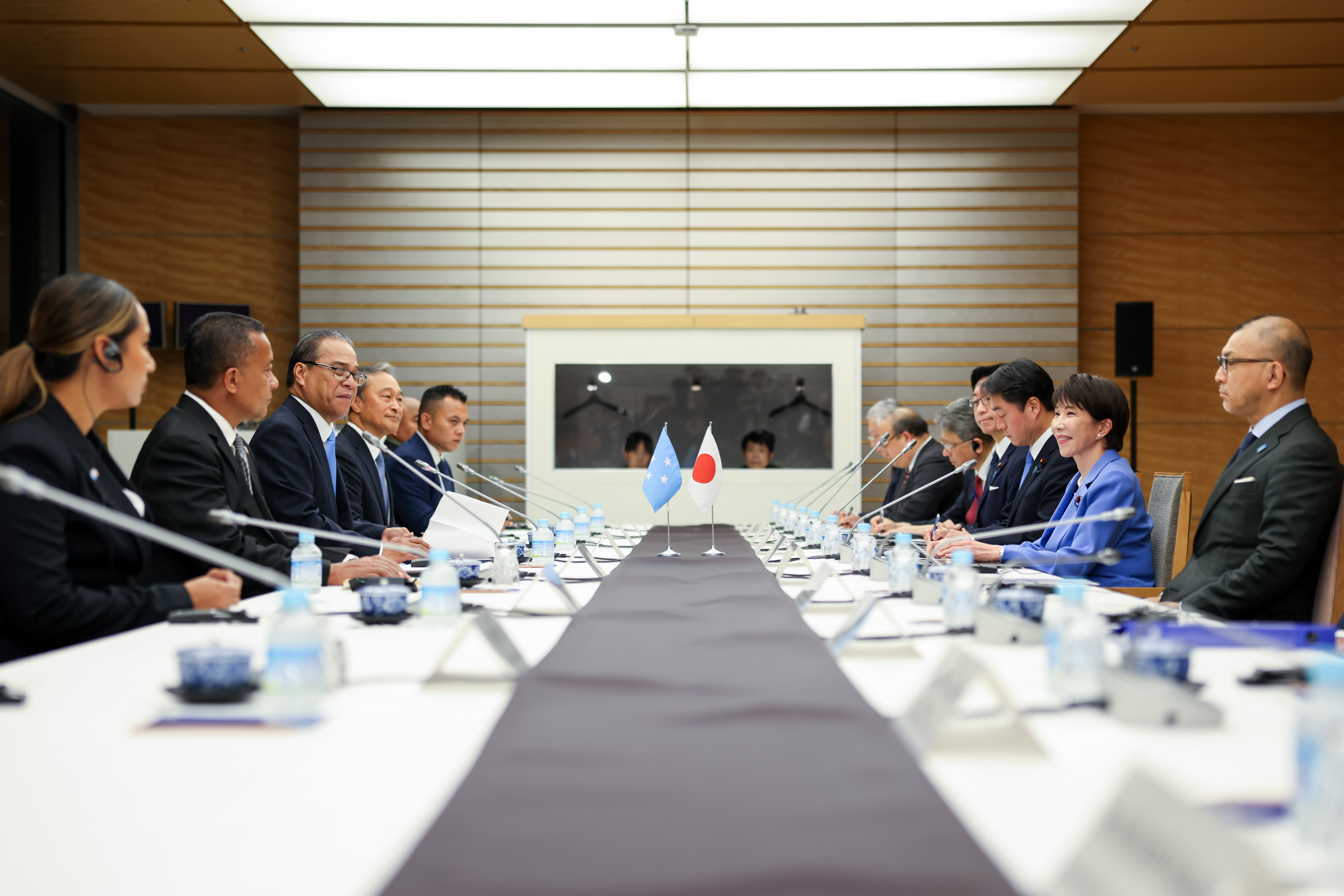 Japan-the Federated States of Micronesia Summit Meeting (9)