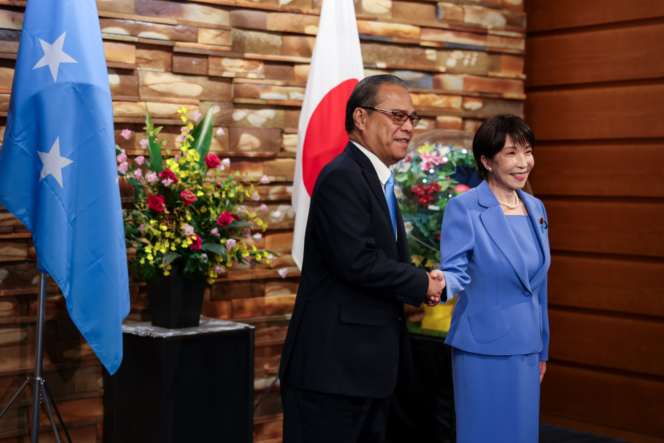 Japan-the Federated States of Micronesia Summit Meeting (3)